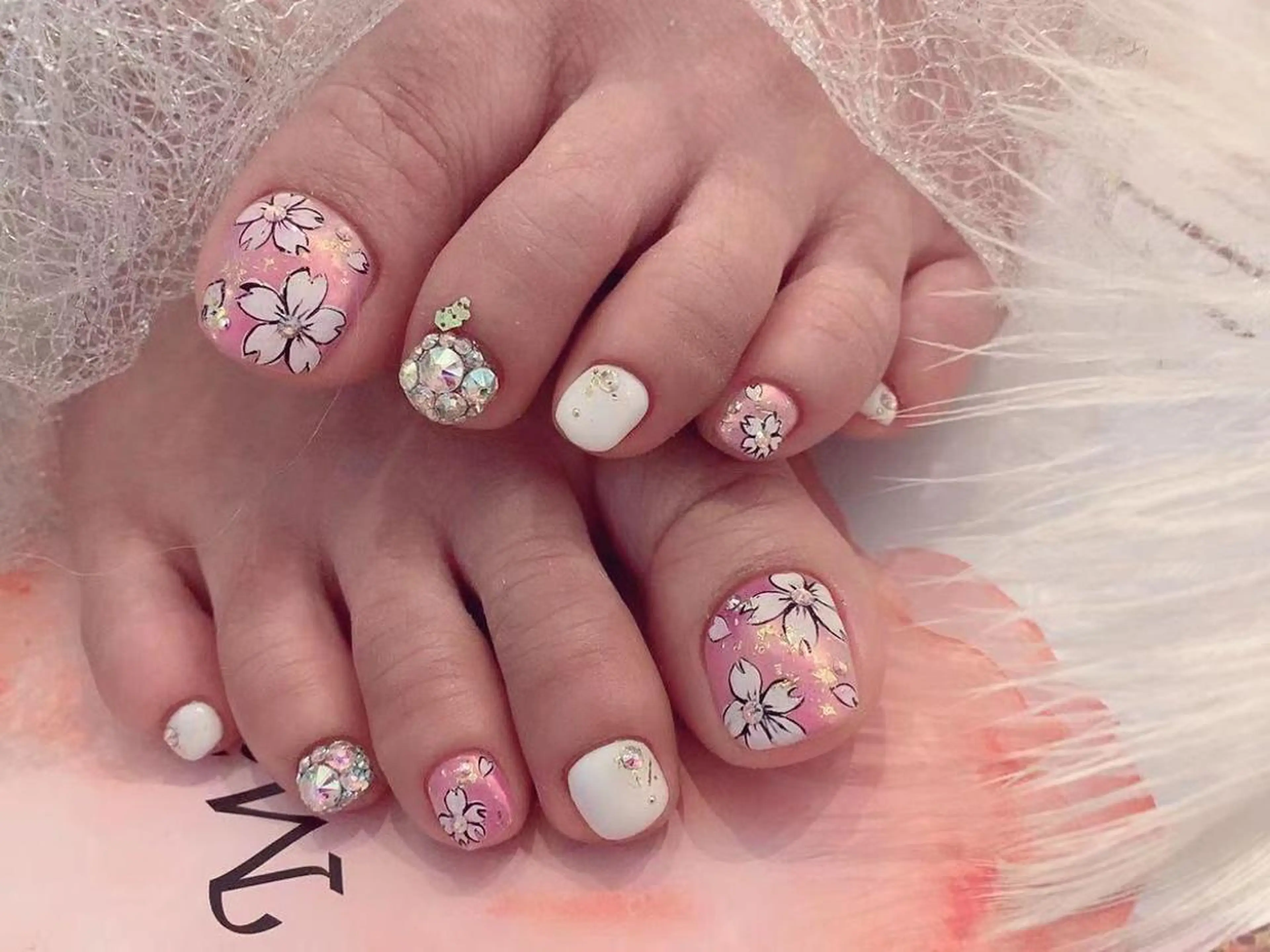 ネイル フットネイル リン リンのネイルデザイン