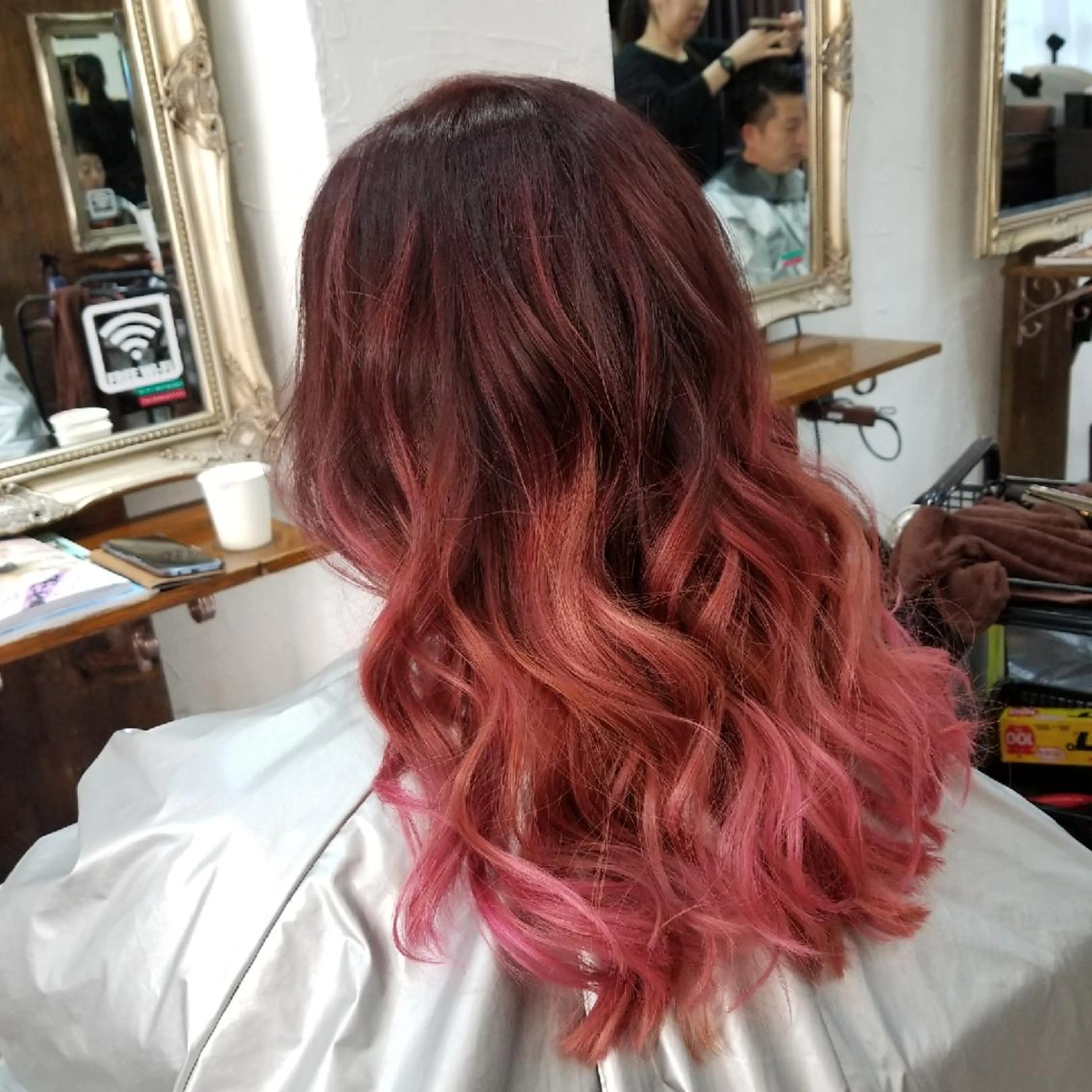 セミロング カラー ヘアカラー bathair  所属・bathair 持田侑祐のヘアスタイル