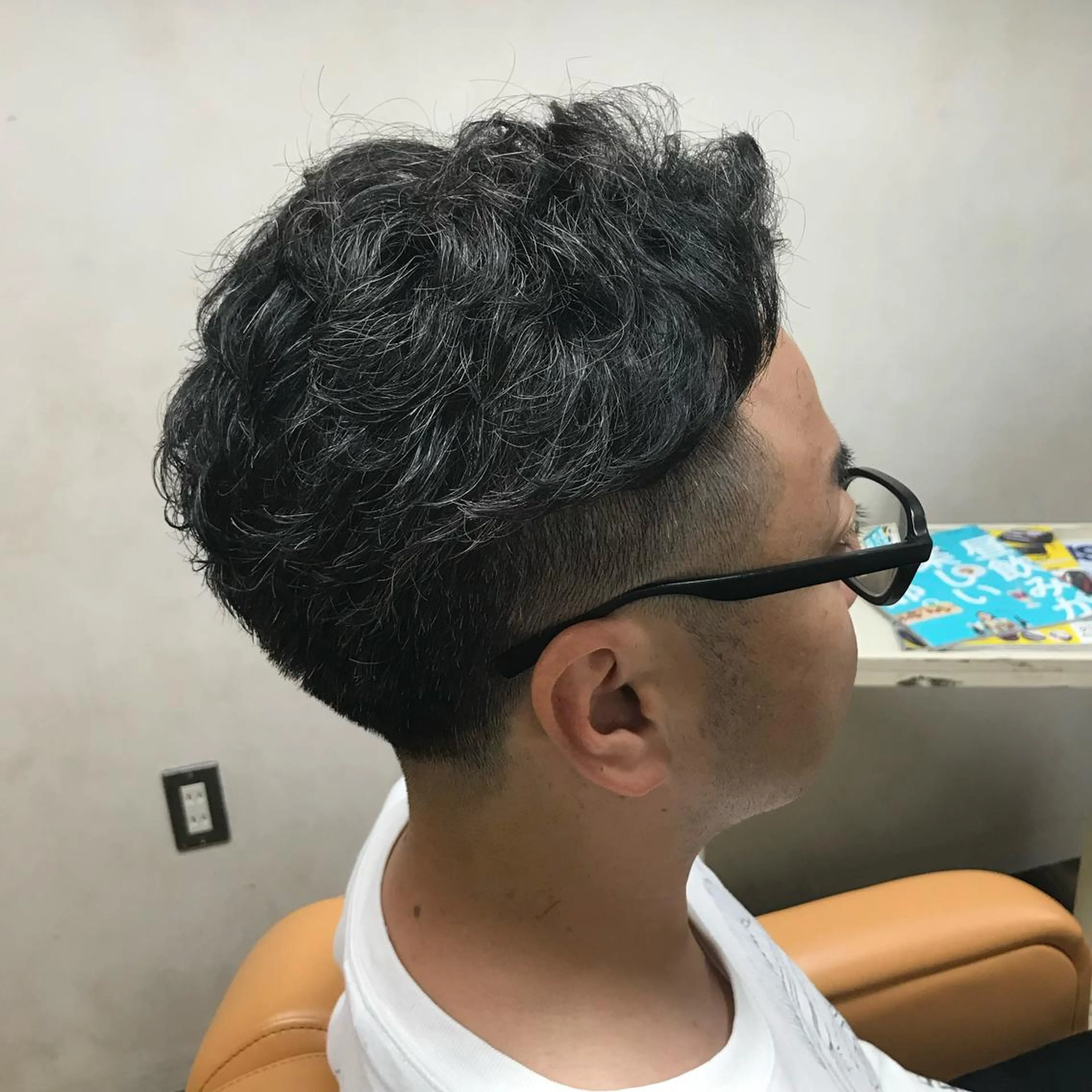 パーマ メンズ メンズ特化/パーマ/ フェードWATARUのヘアスタイル