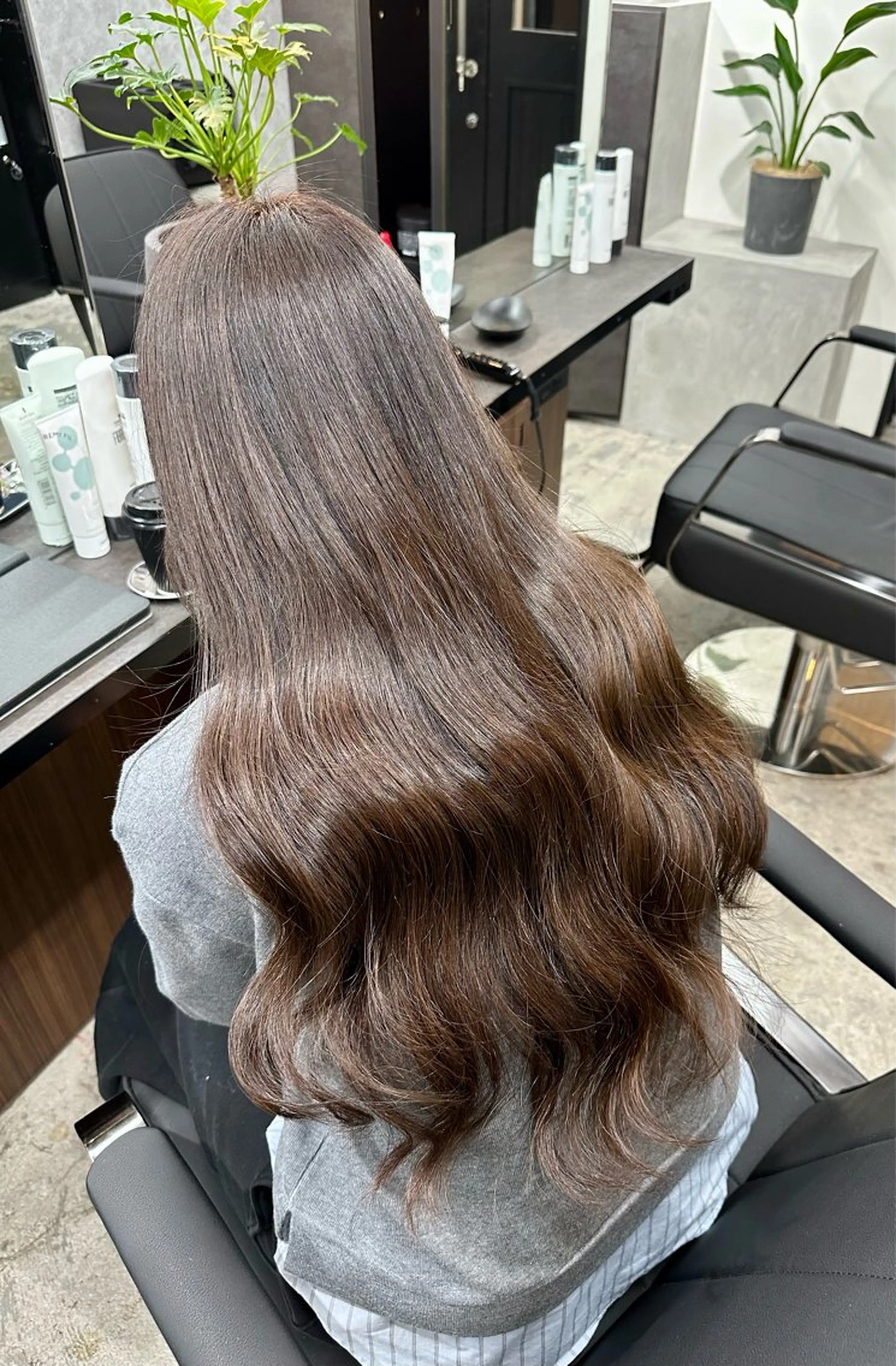 カラー ブリーチなしWカラー 美髪/透明感/ユウゴのヘアスタイル