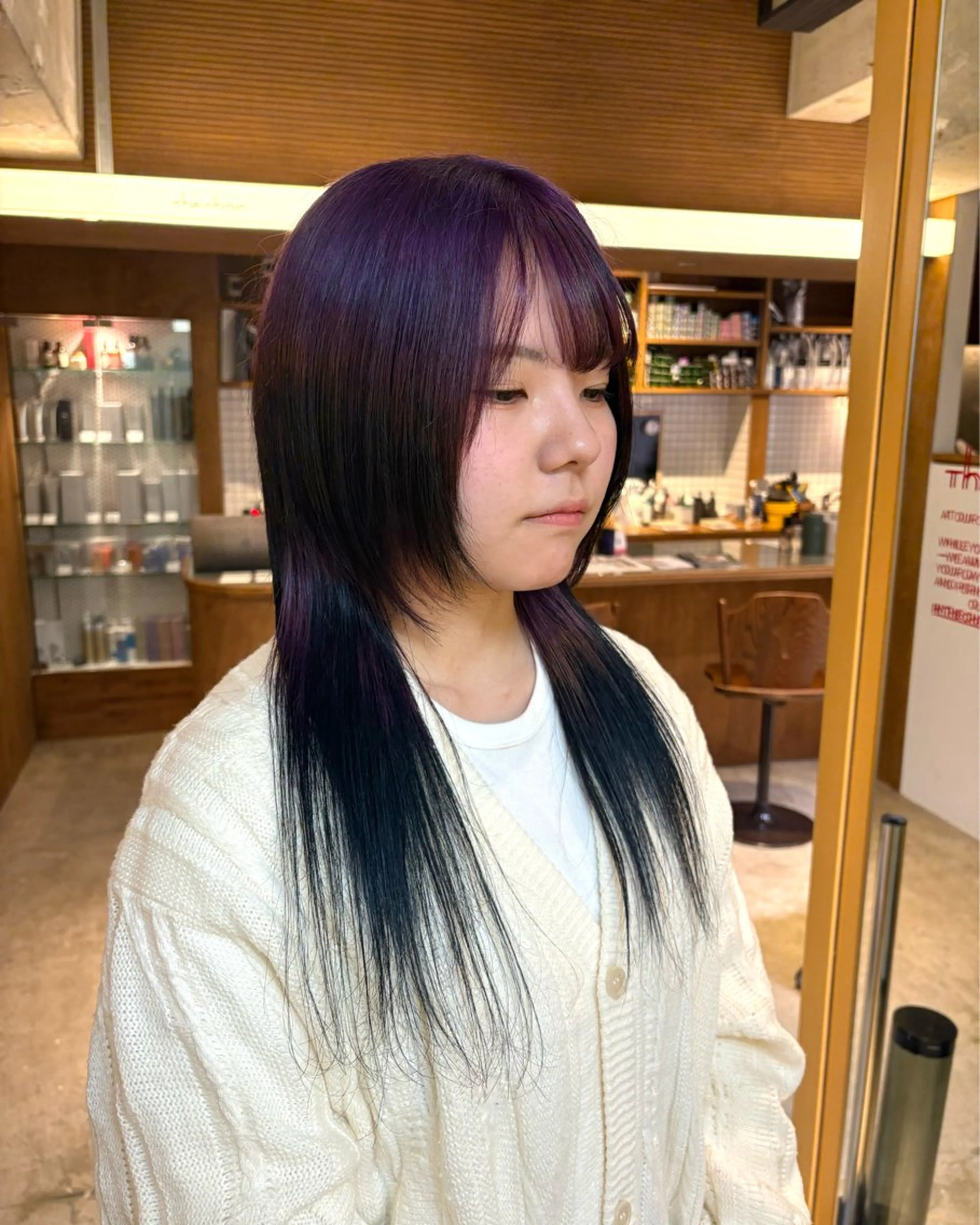 ロング カラー カット ヘアカラー パーマ トリートメント パ ルのヘアスタイル