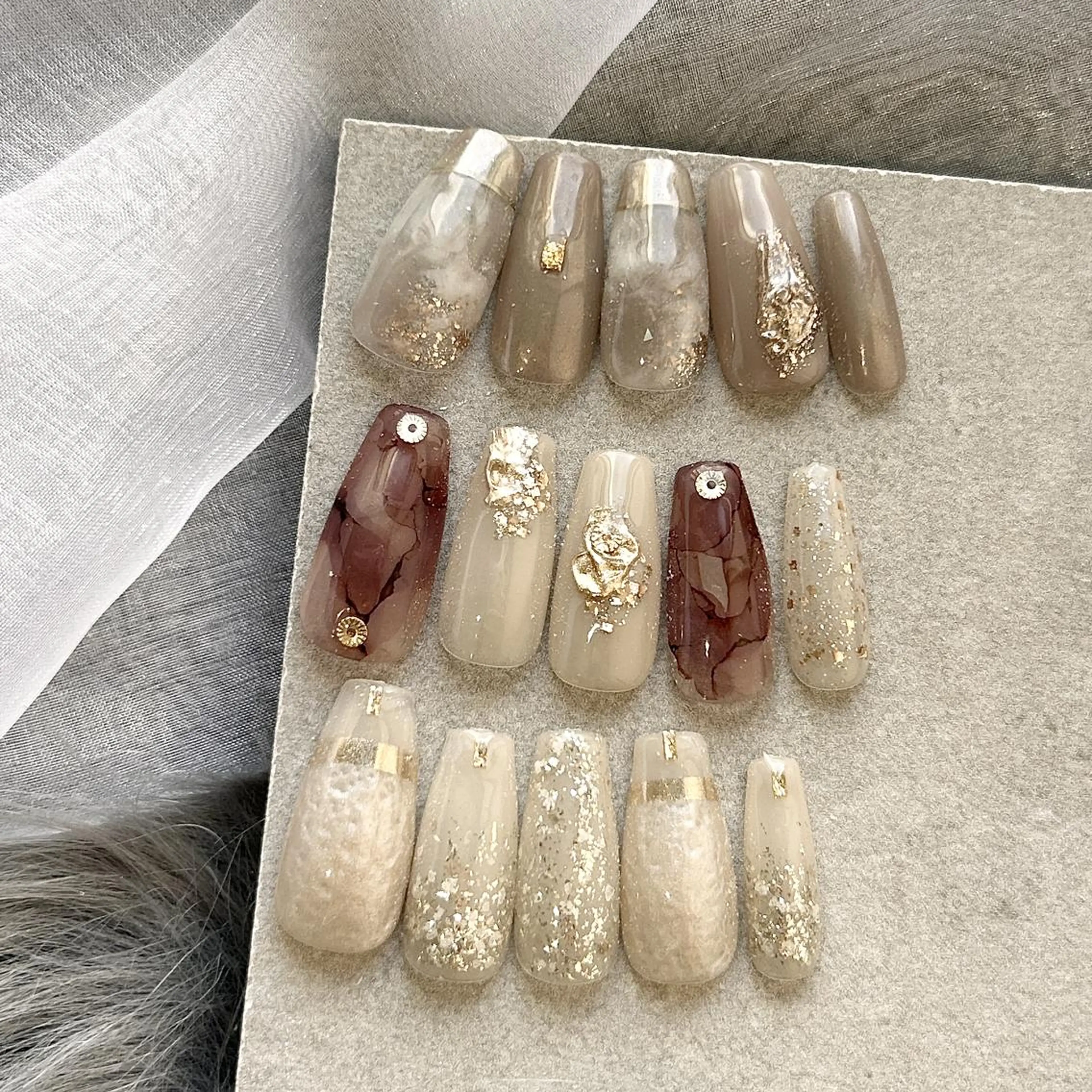 ニュアンスネイルの写真