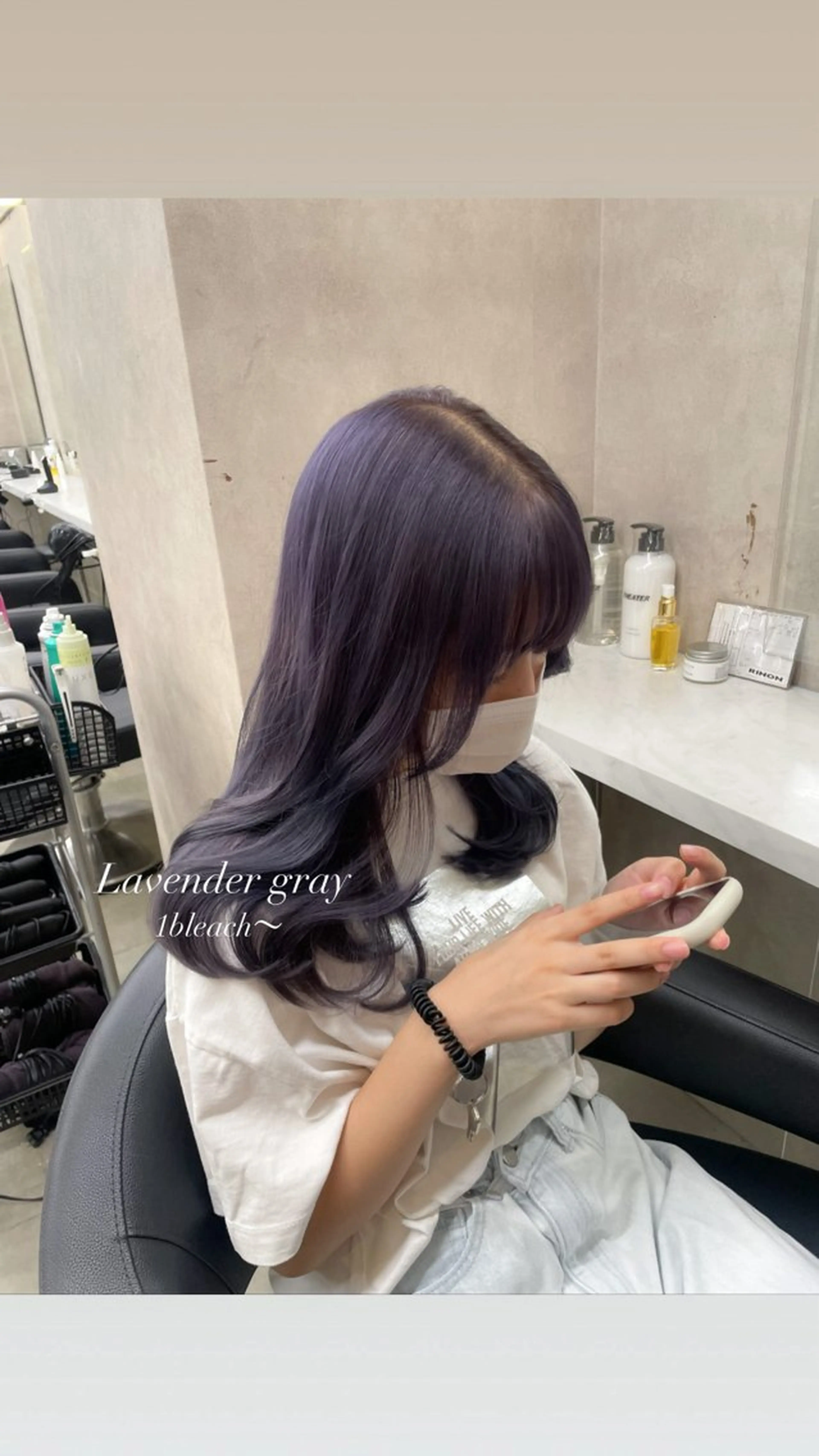 ロング カラー ヘアカラー トリートメント ヘッドスパ 表参道ハッシュカット レイヤー/リノンのヘアスタイル