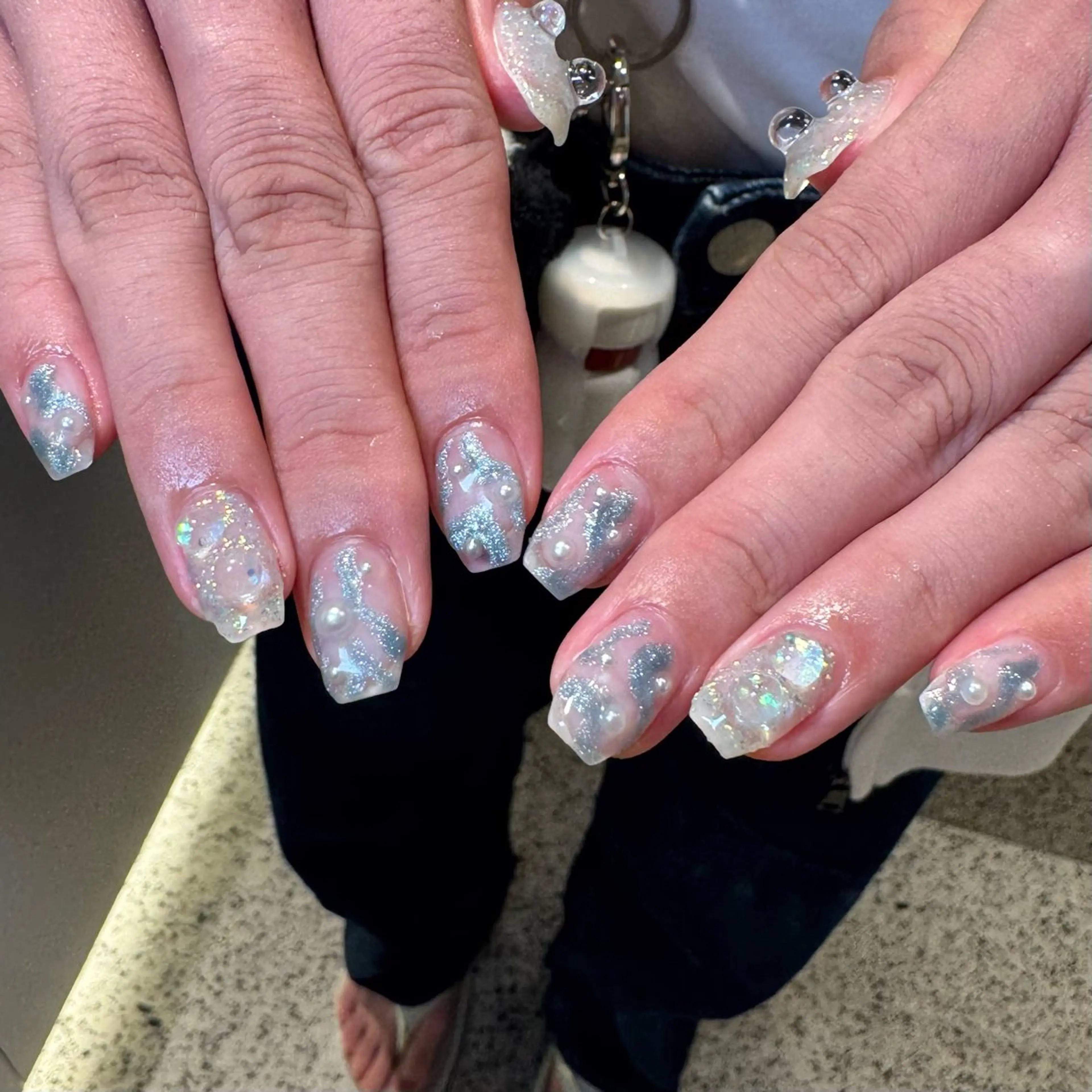 ネイル ハンドネイル RIEKO🍒 ワンホン♡推しネイルのネイルデザイン