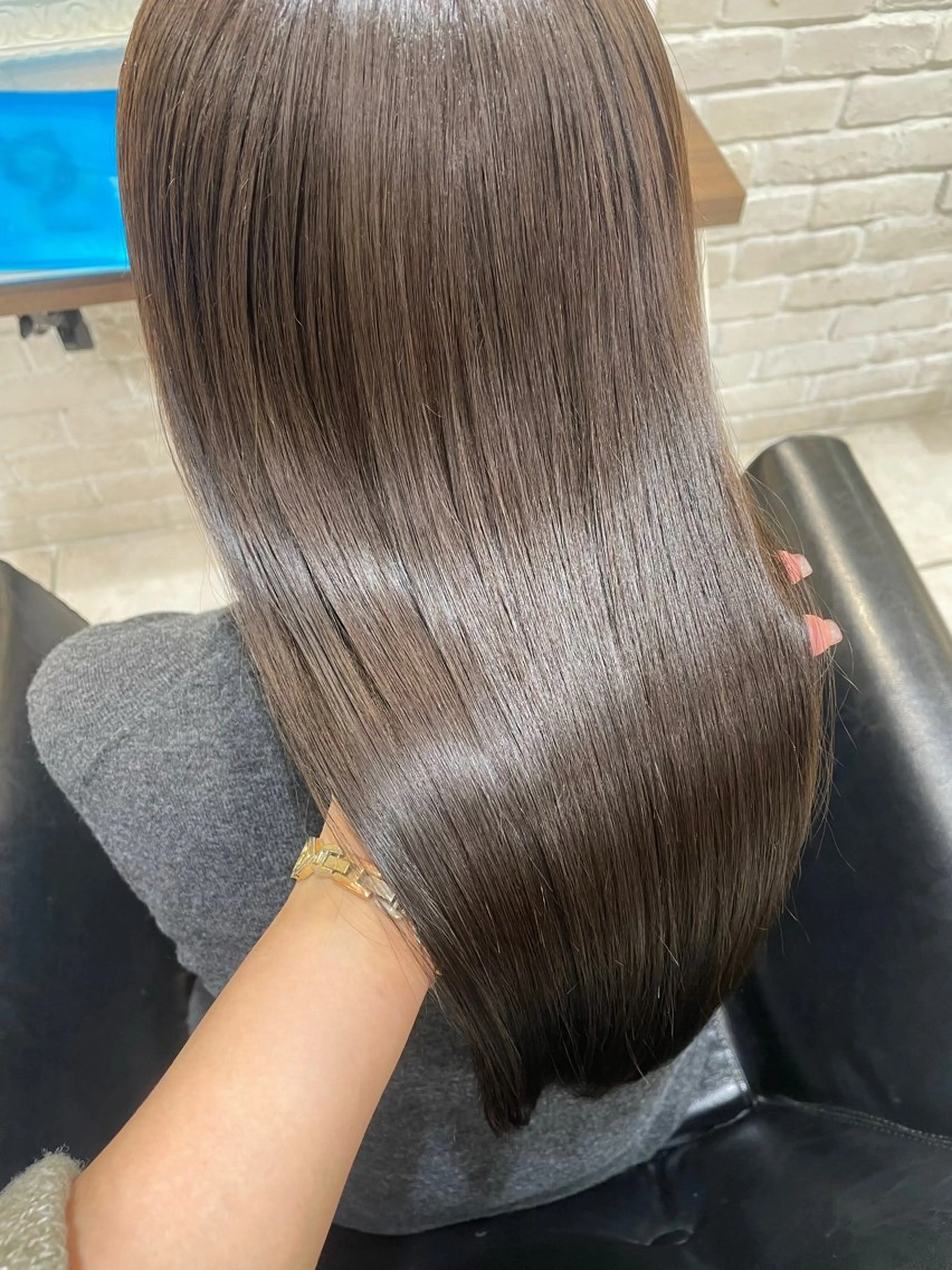 カラー ベージュカラー 透明感カラー ラテベージュ ヘアカラー トリートメント 🌼 misaki 🌼のヘアスタイル