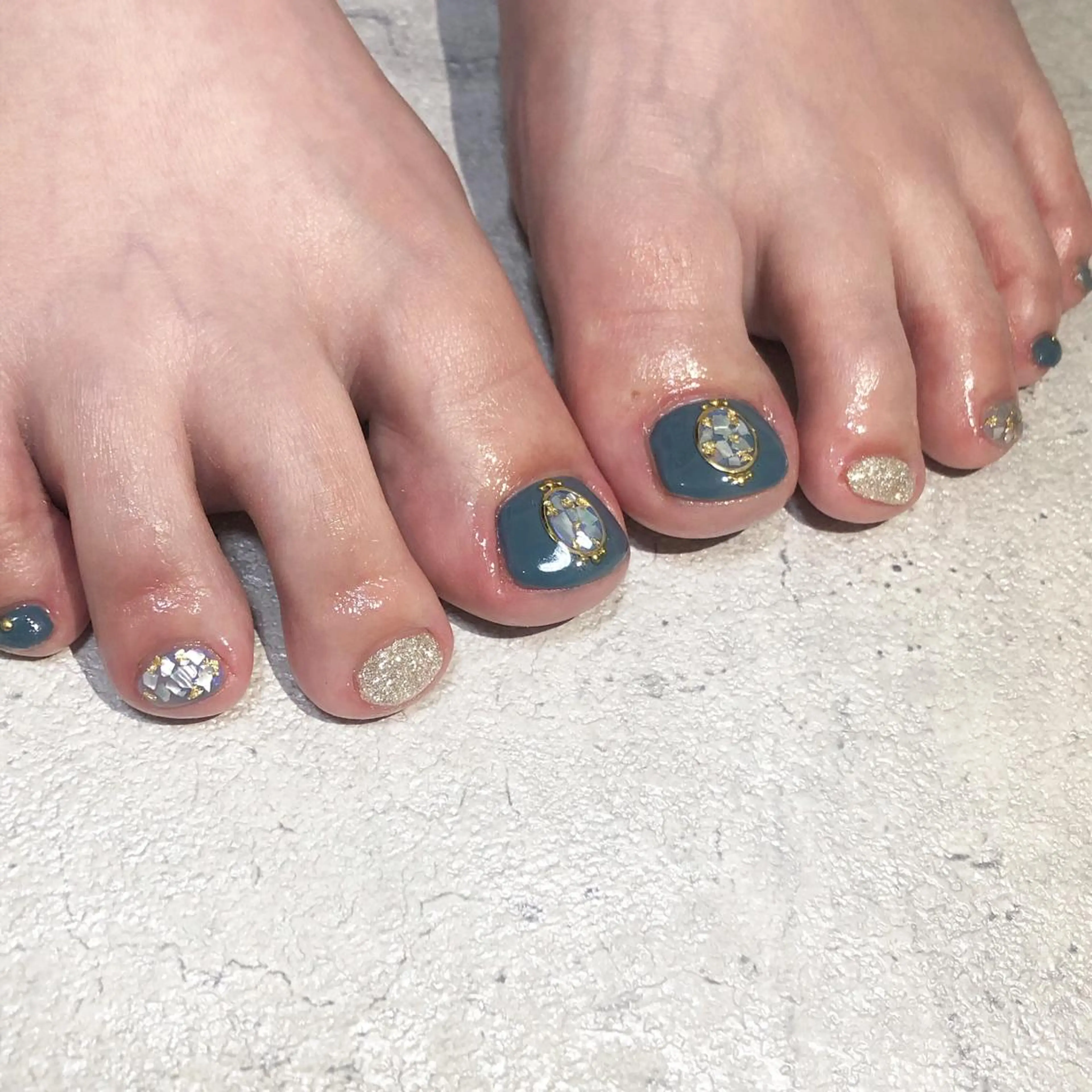 ネイル フットネイル ëmma nail_ by chulaのネイルデザイン