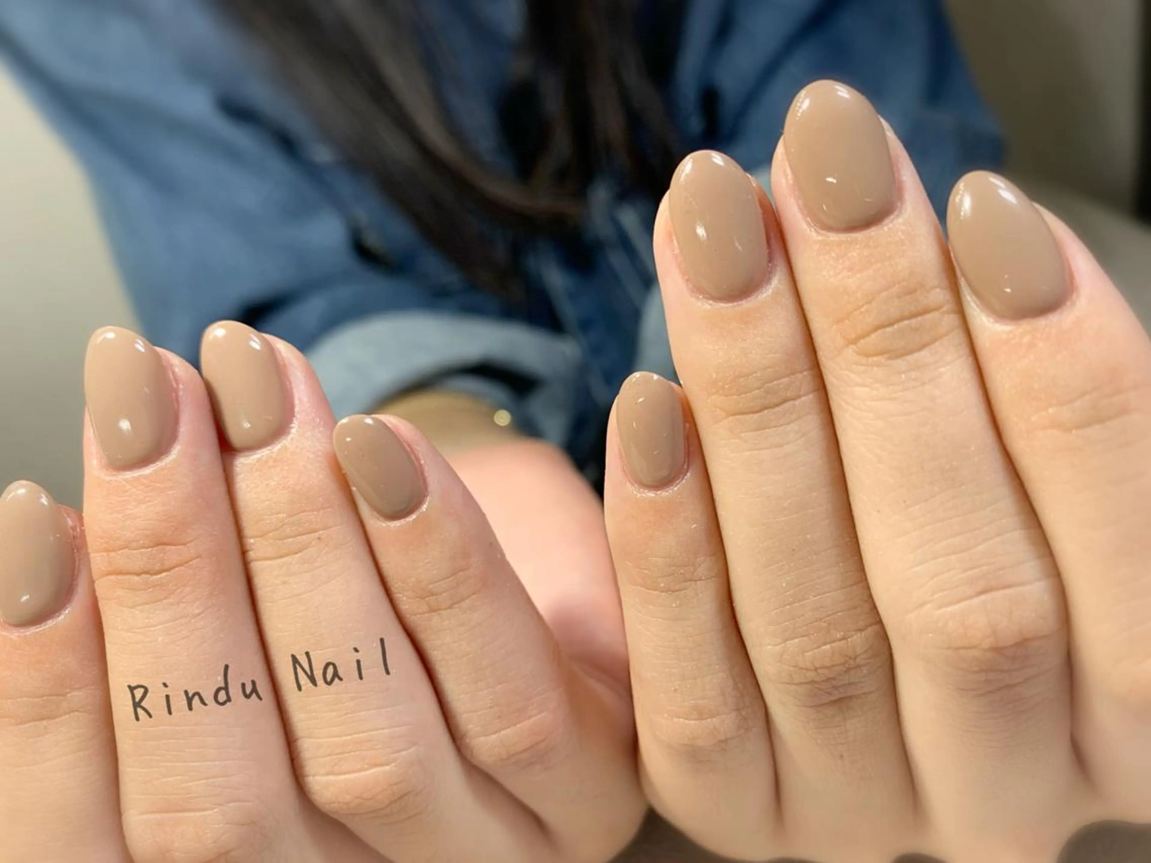 ネイル ワンカラーネイル Rindu Nail 名駅miniのネイルデザイン
