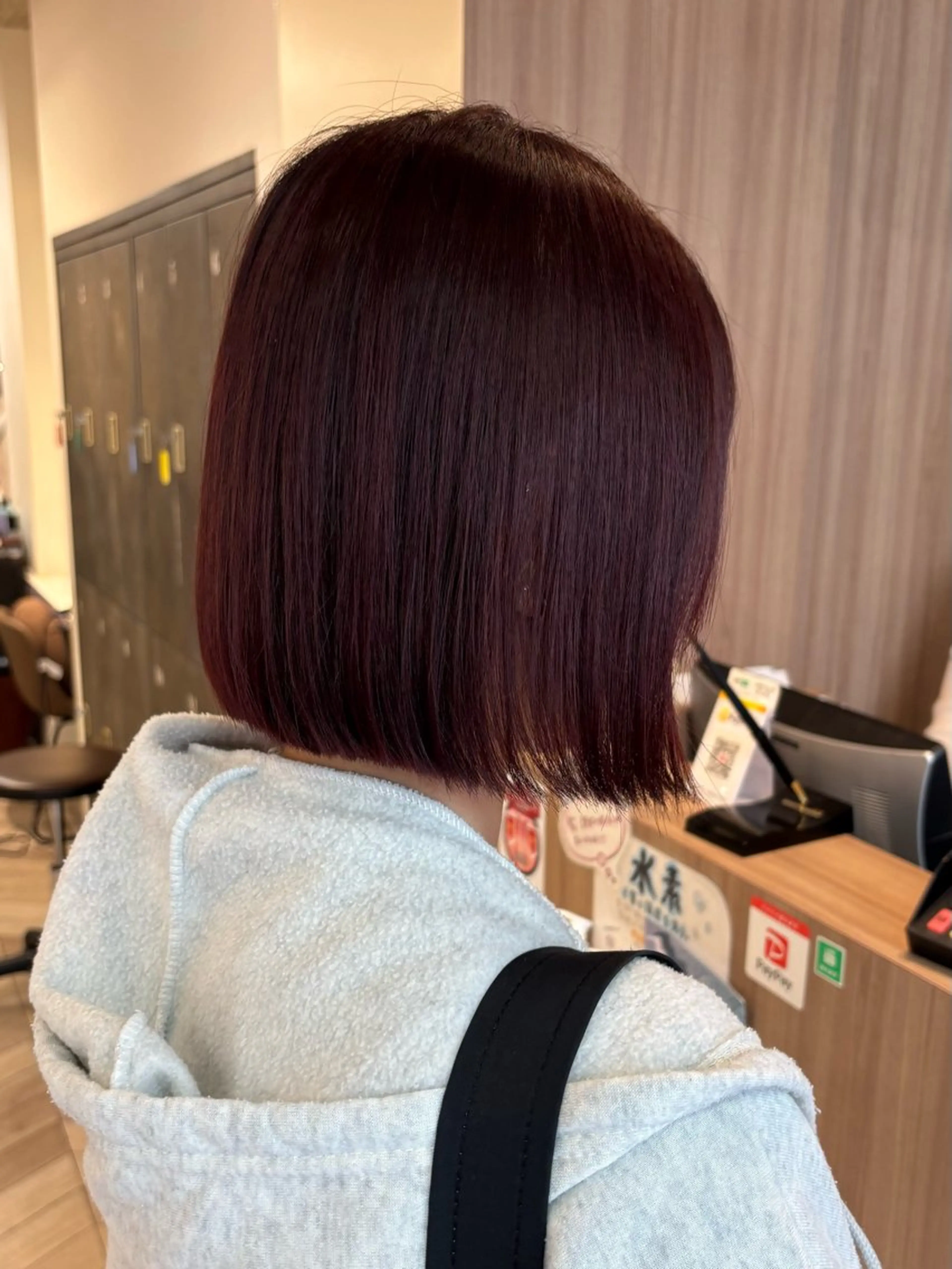 ショート カラー ブリーチ ブリーチなしカラー ピンクカラー カット ヘアカラー トリートメント 暖色/艶カラー🍑☆ /杉村夏希のヘアスタイル