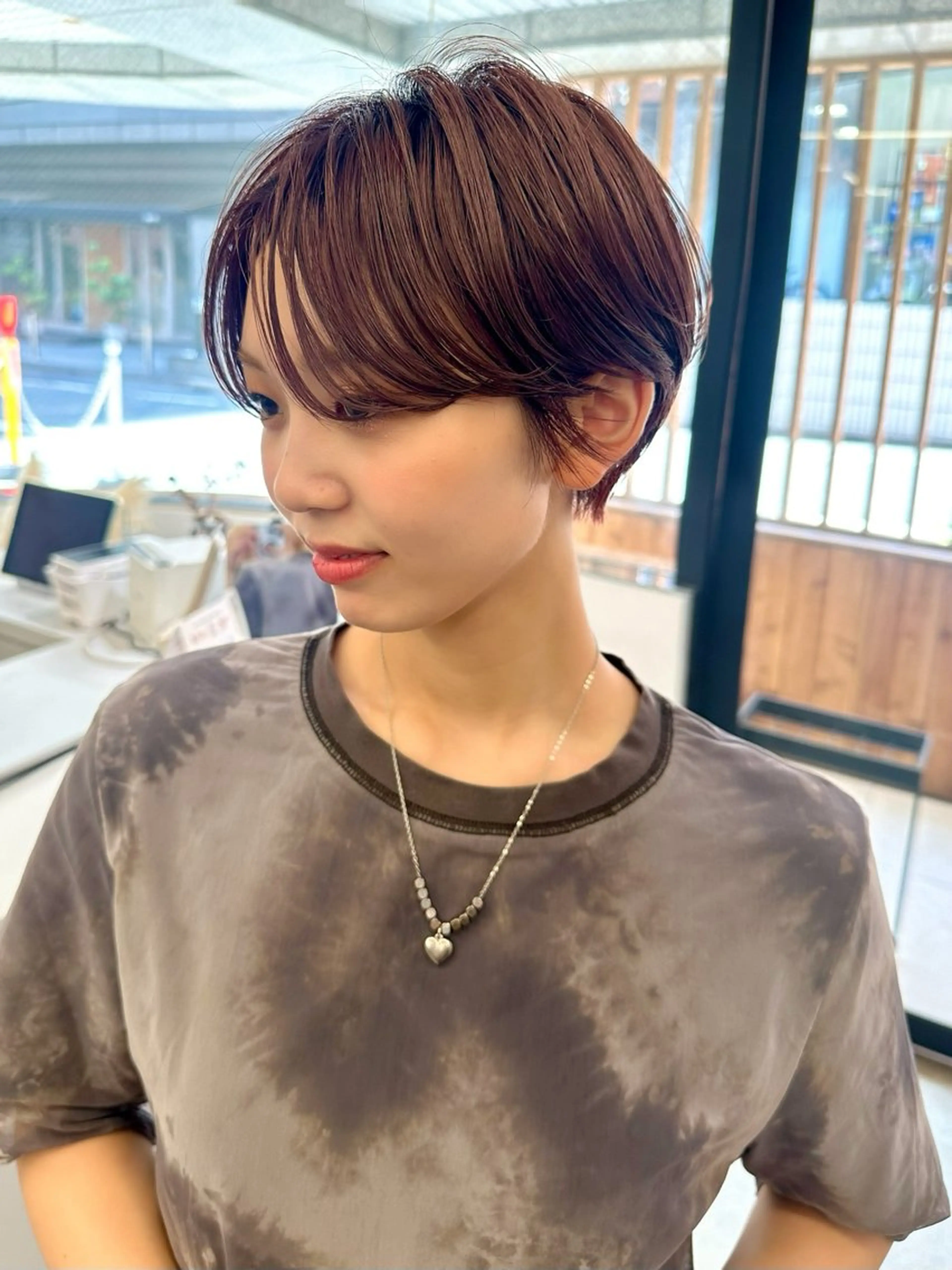 ショート カット ヘアカラー 骨格診断で絶対可愛い ✨丸みショート✨凌弥のヘアスタイル