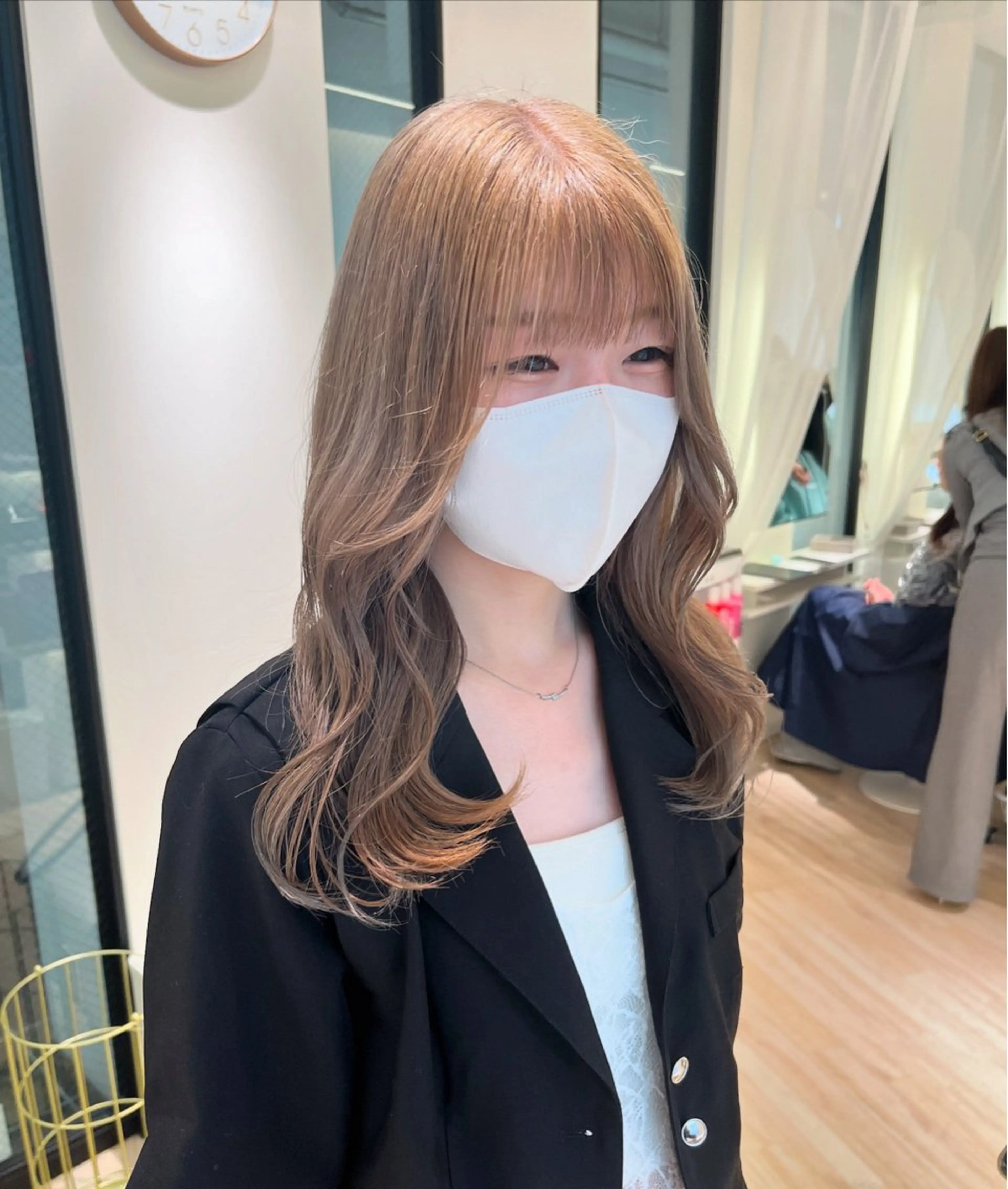 セミロング カラー ヘアカラー ParveMix / 山本 玲南🫧🪽のヘアスタイル