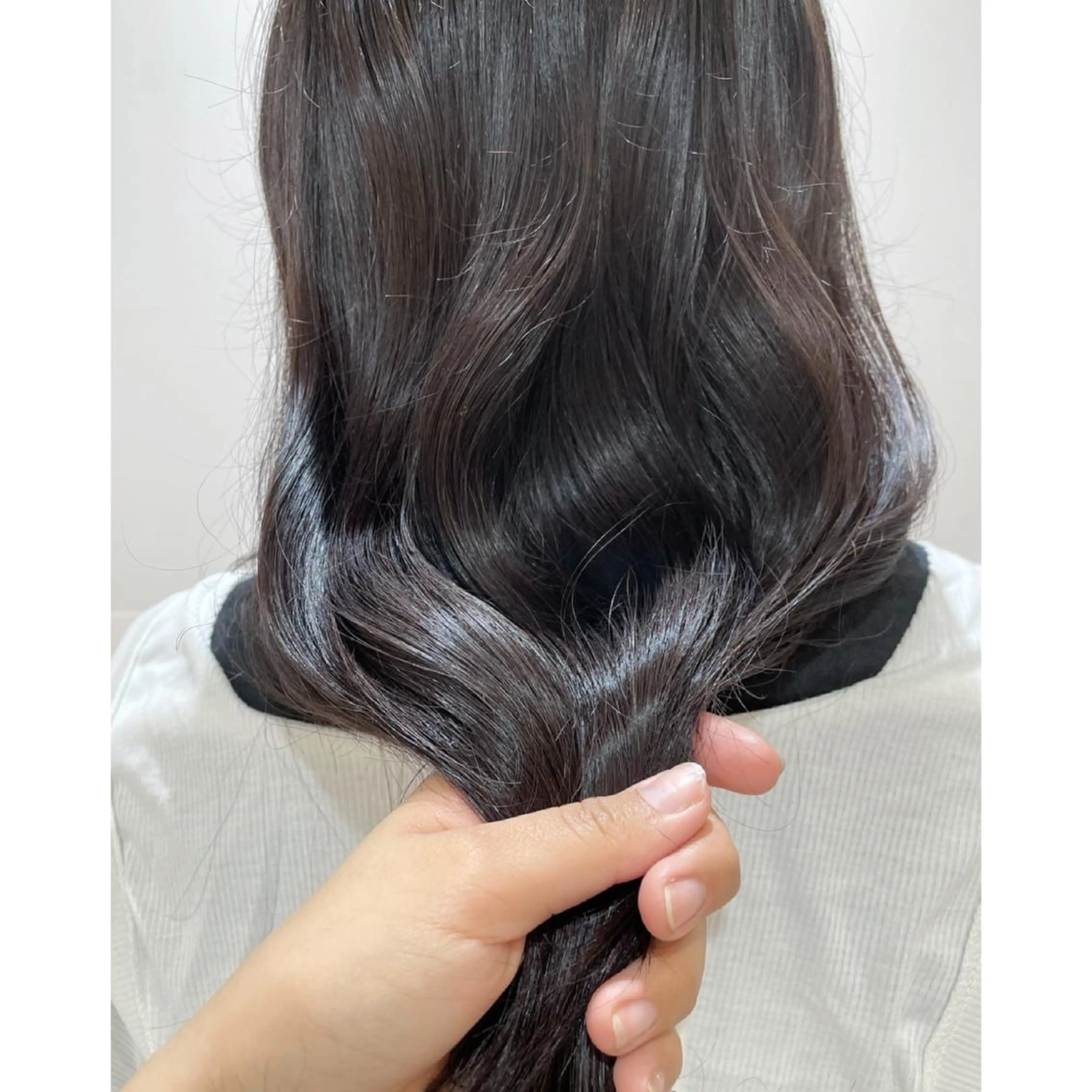 カラー ブラウンカラー ダークブラウン 韓国ヘア 🎀中川綾乃🎀のヘアスタイル