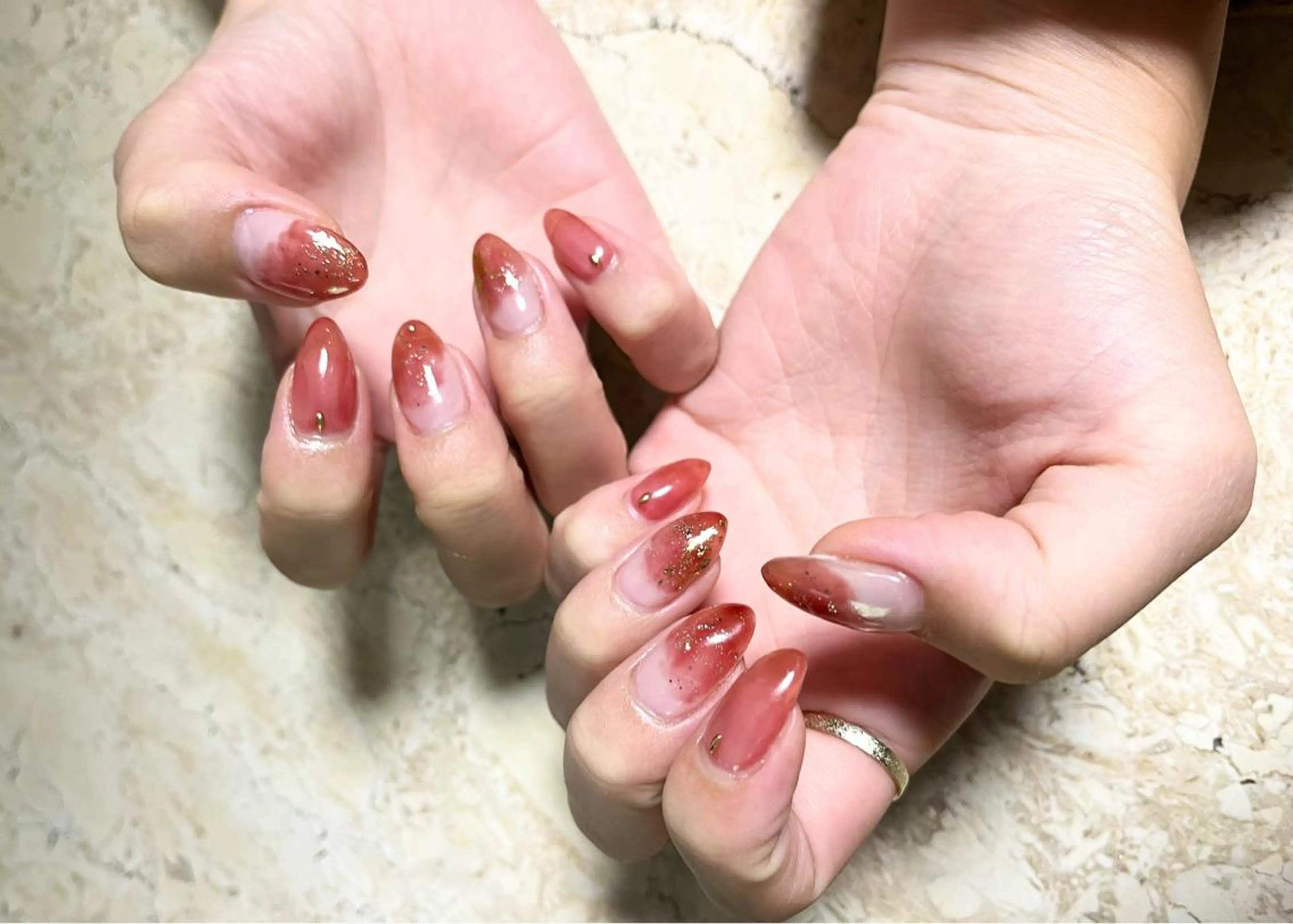 ネイル クリアネイル ジェルネイル 氷ネイル・うるうるネイル 韓国ネイル オフィスネイル mieux IZUMiのネイルデザイン