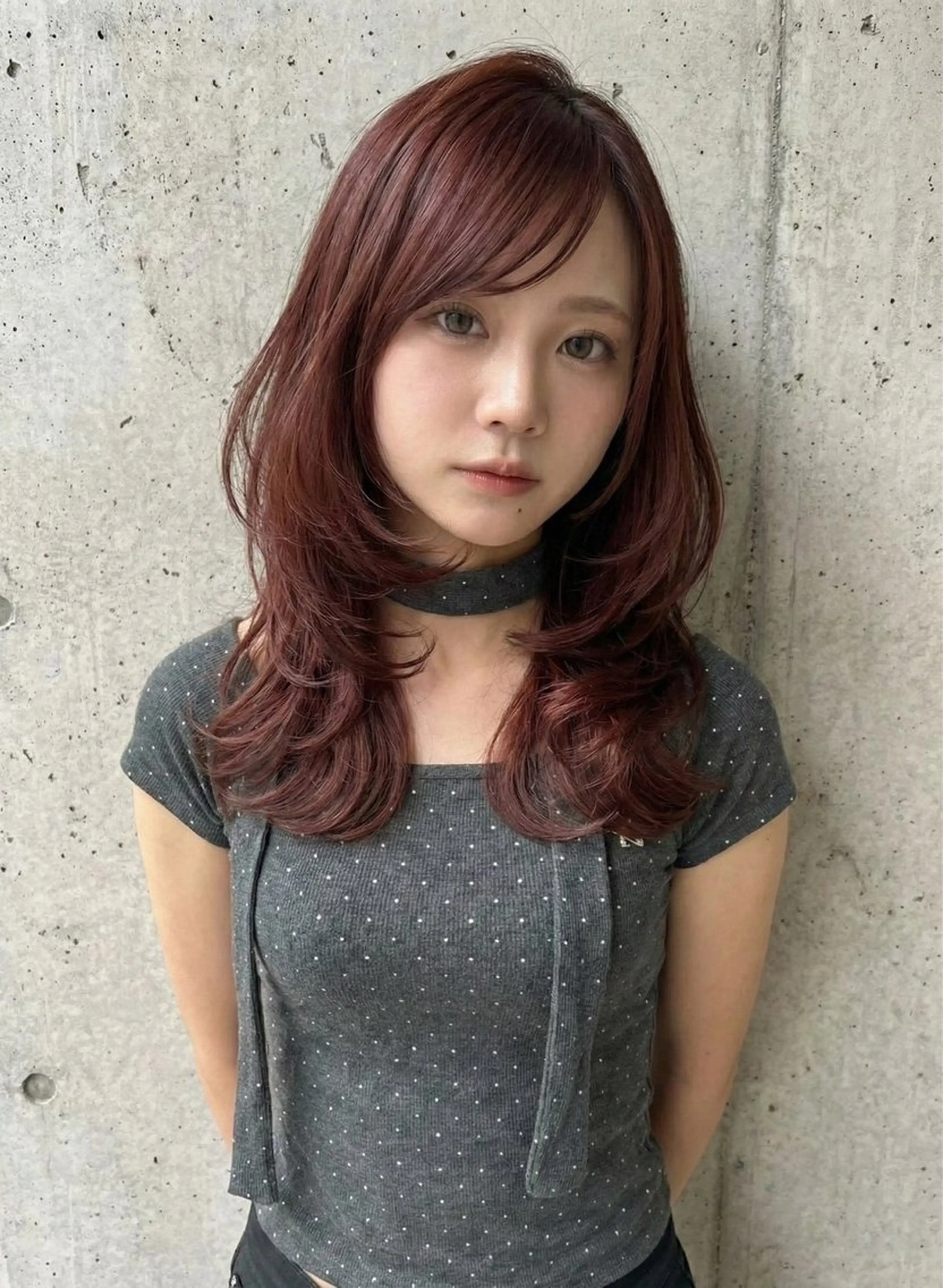 セミロング カラー カット ヘアカラー piLLon/ RYUKAのヘアスタイル