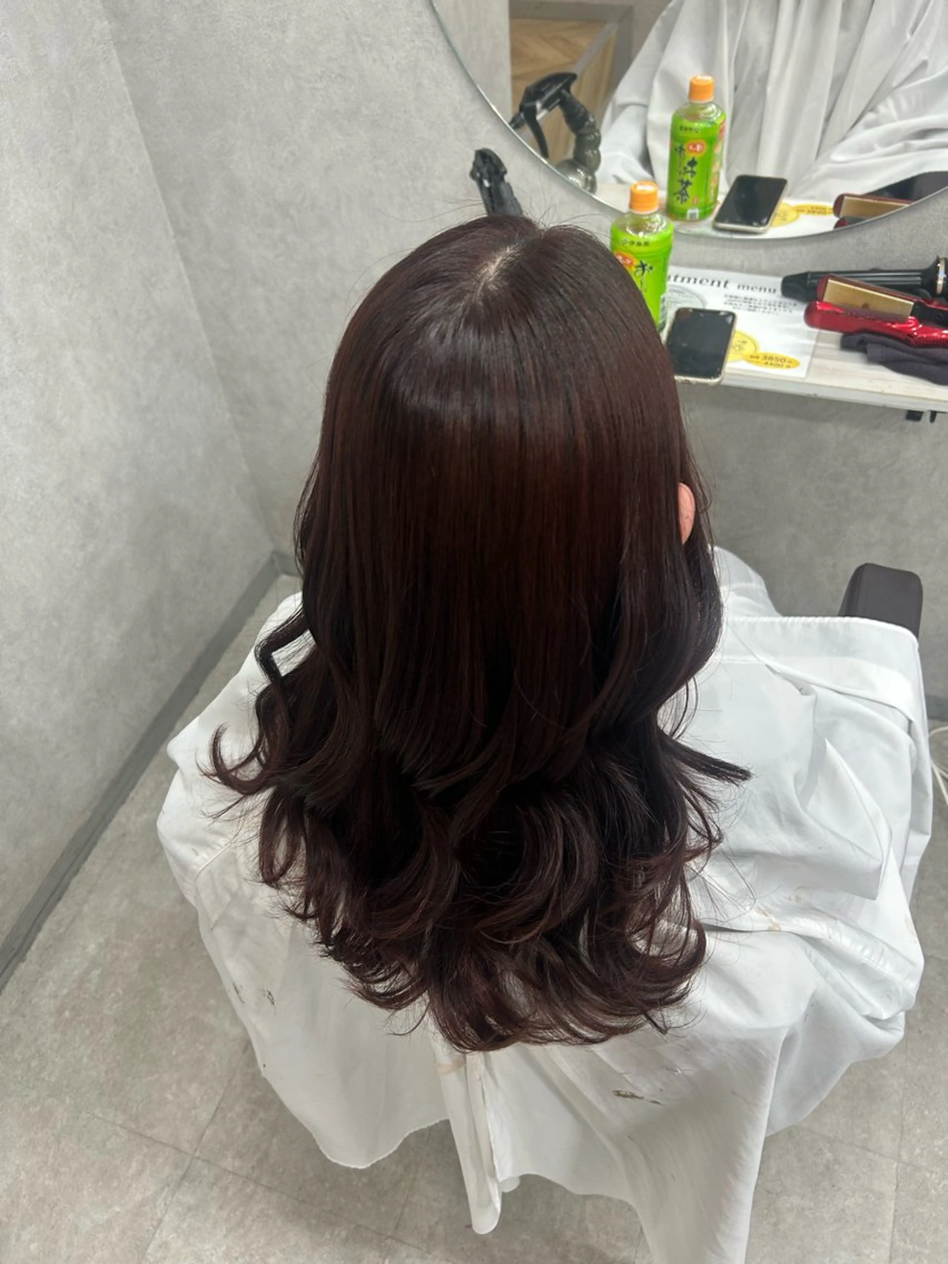 ロング カラー ヘアアレンジ レッドカラー 大宮/韓国風🩶/ 七海芽亜利🎀のヘアスタイル