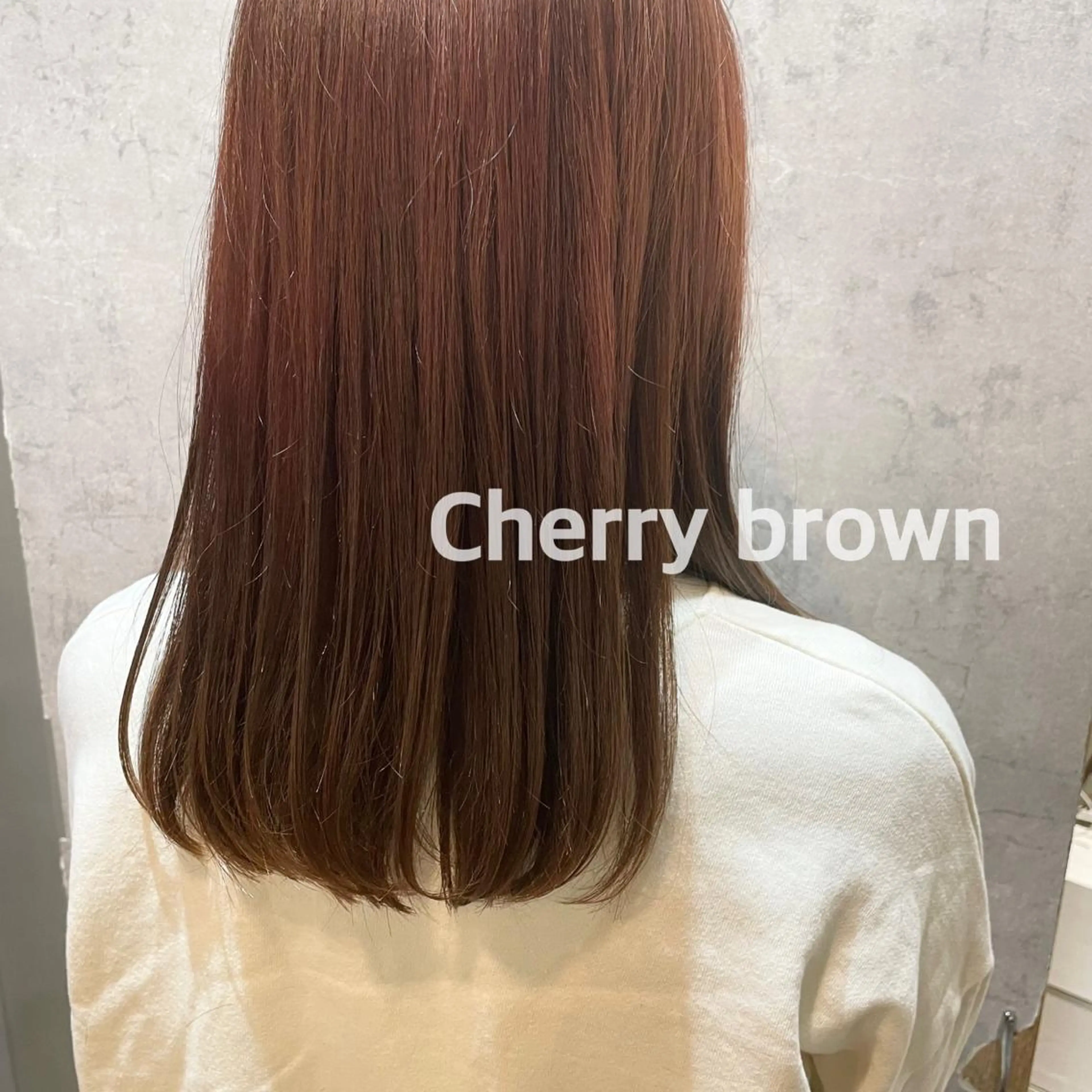 セミロング カラー ヘアカラー いいの ひかりのヘアスタイル