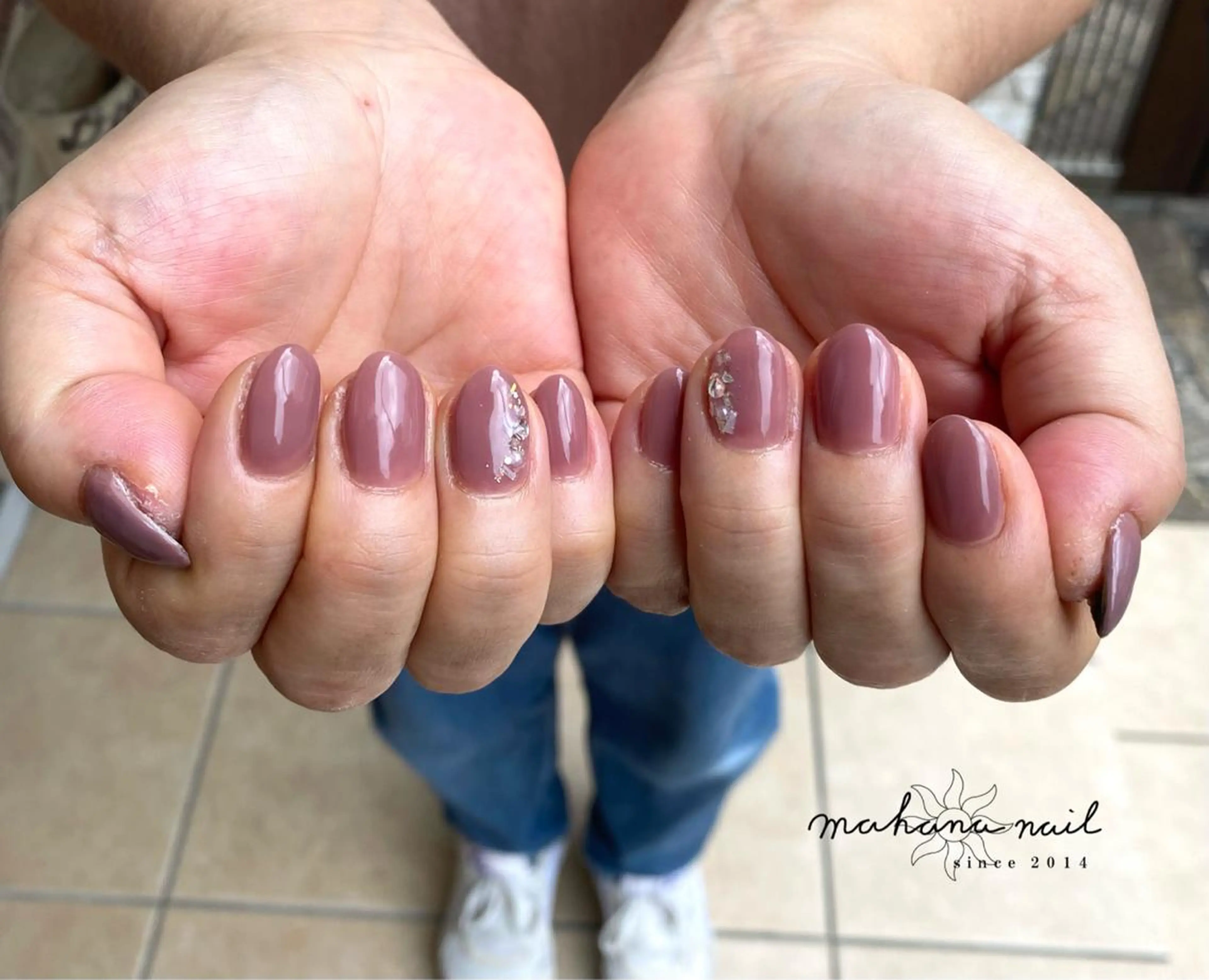 ネイル ワンカラーネイル mahana nailのネイルデザイン