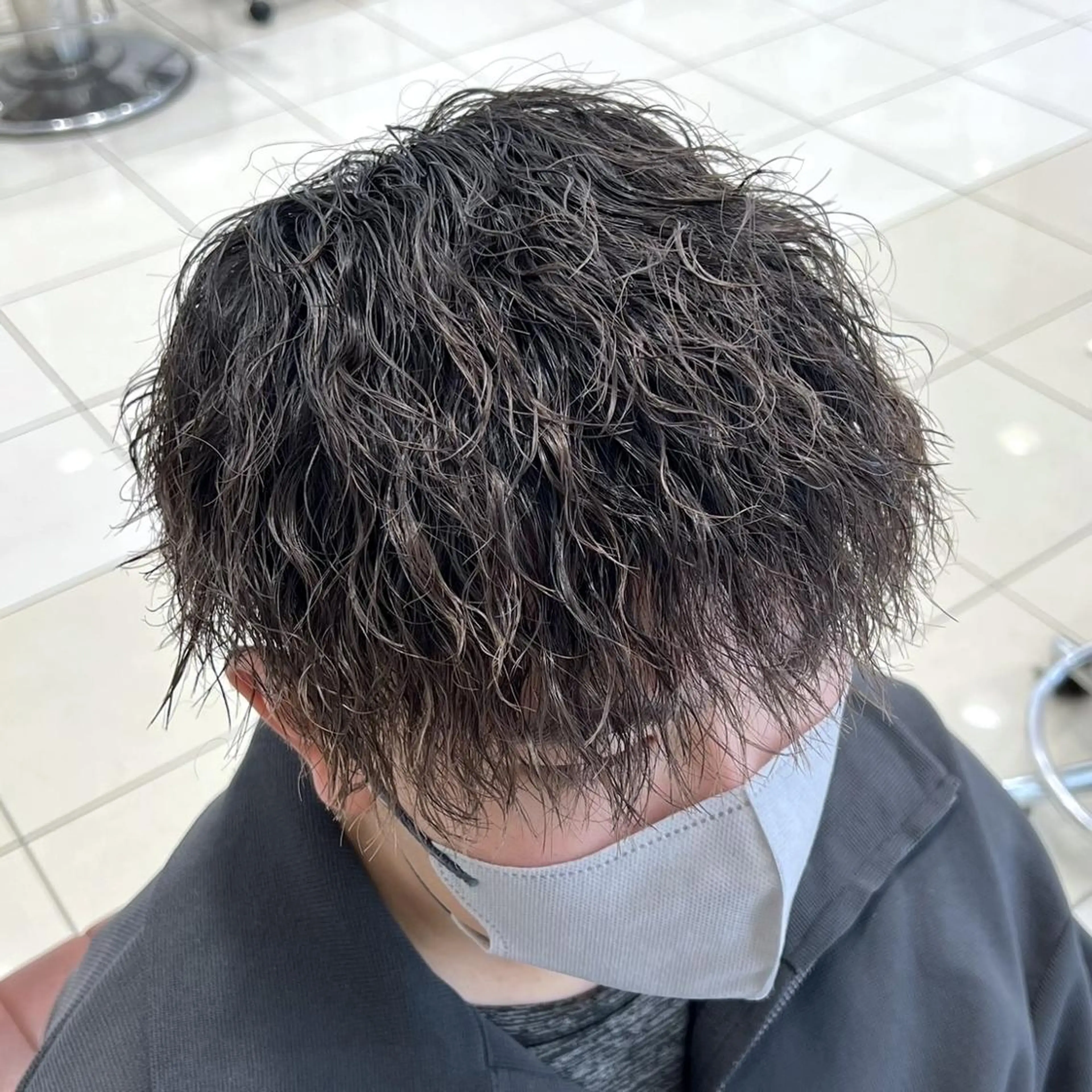 パーマ メンズ メンズパーマ ツイストスパイラルパーマ スパイラルパーマ カット パーマ メンズ特化/勝田駅/ 佐和駅/鈴木輝瑠/のヘアスタイル