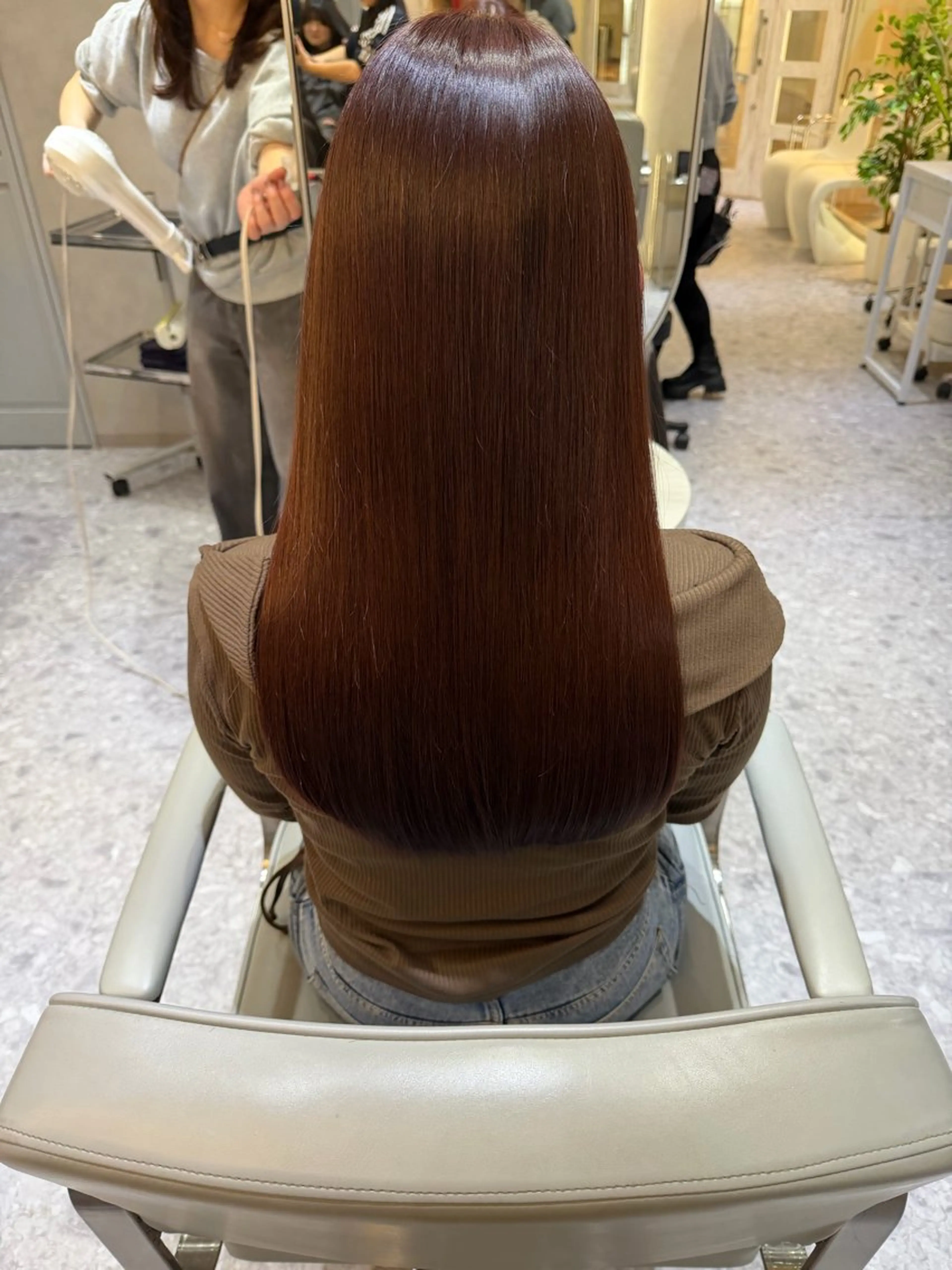 ロング カラー カット トリートメント 🎀髪質改善/艶髪/ 艶カラー🎀浅田涼風のヘアスタイル