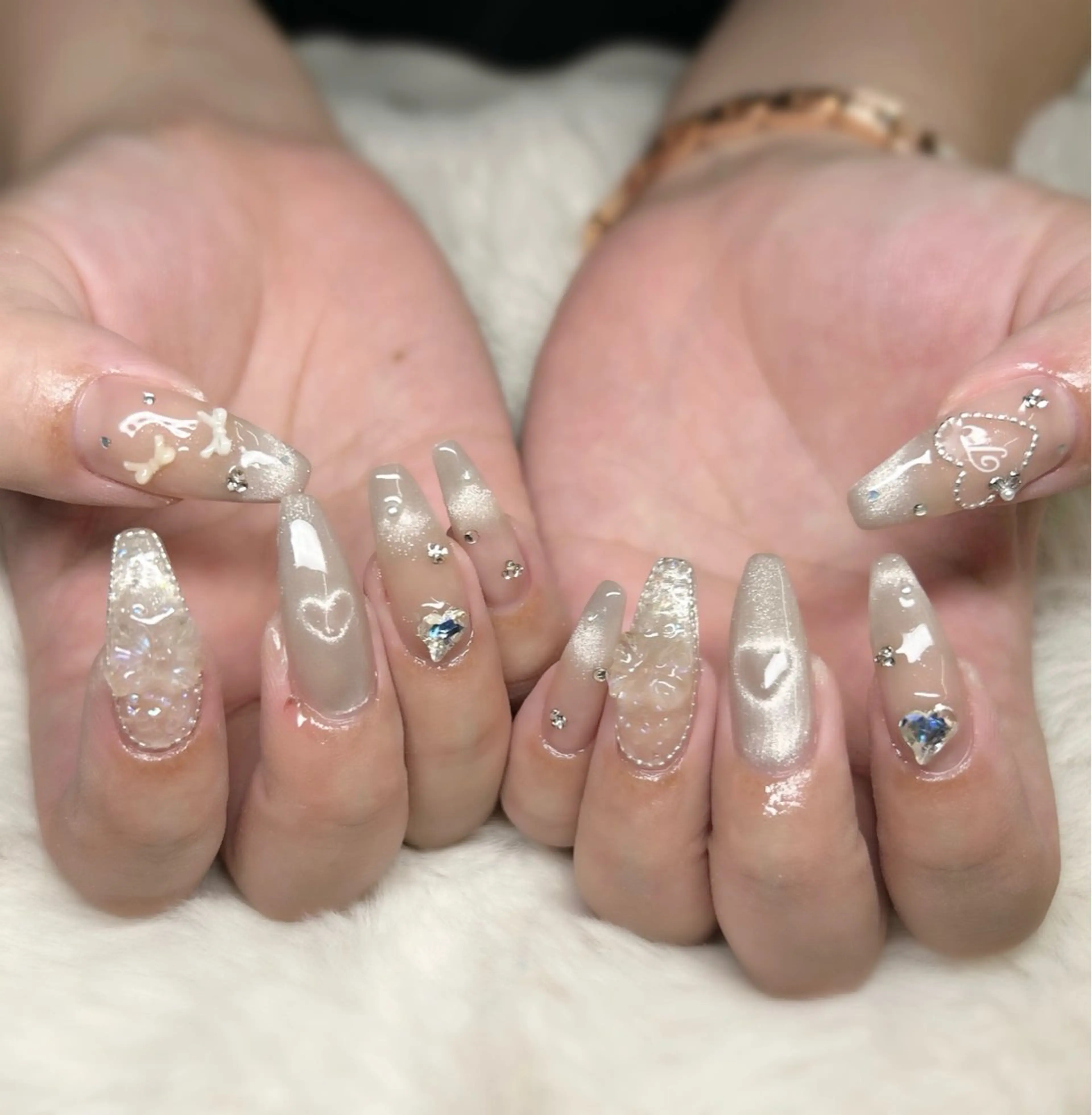 ネイル ロングネイル スカルプネイル ネイルチップ ハンドネイル yamane de salonのネイルデザイン