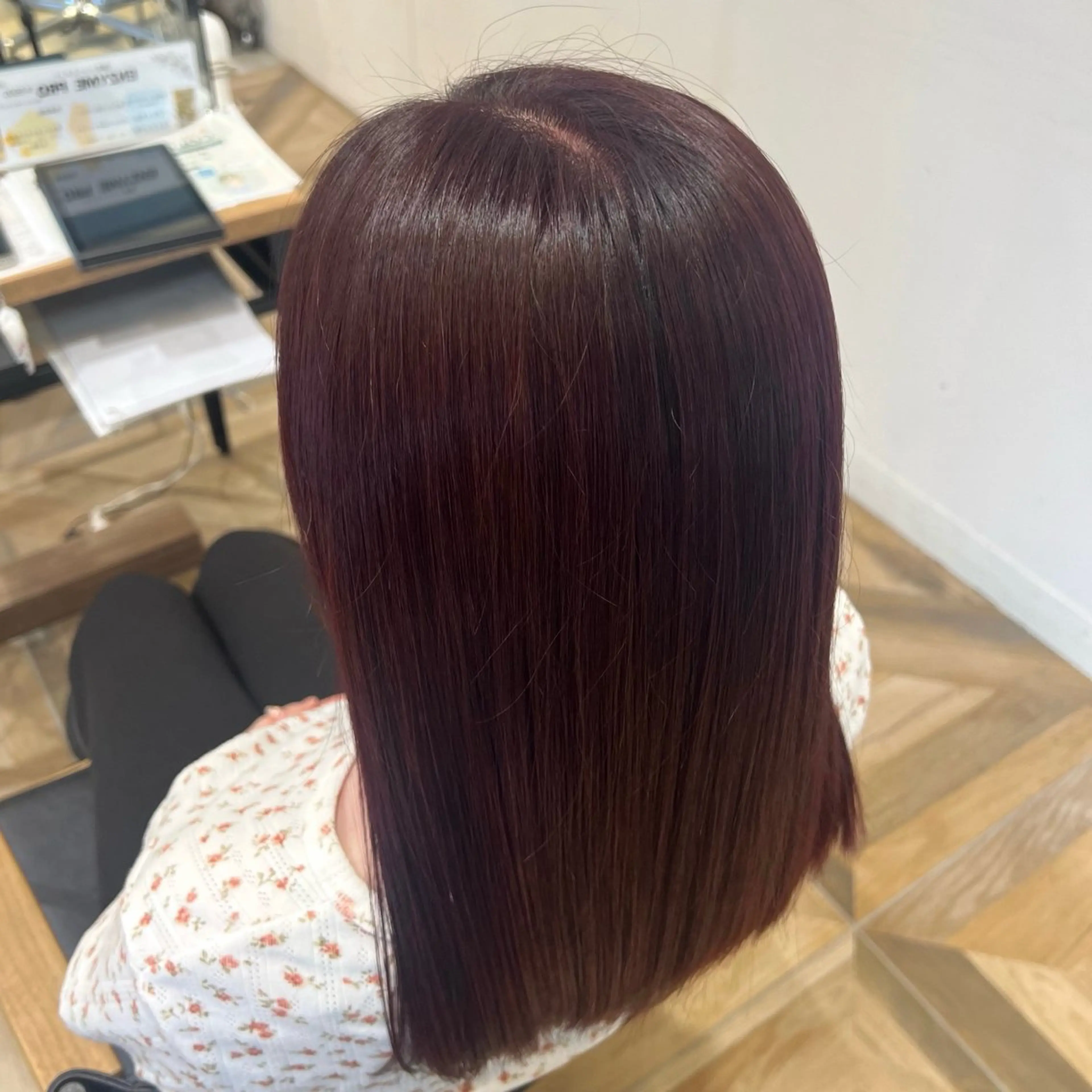 カラー 暖色カラーAYAKA 🍒🕰🤎のヘアスタイル