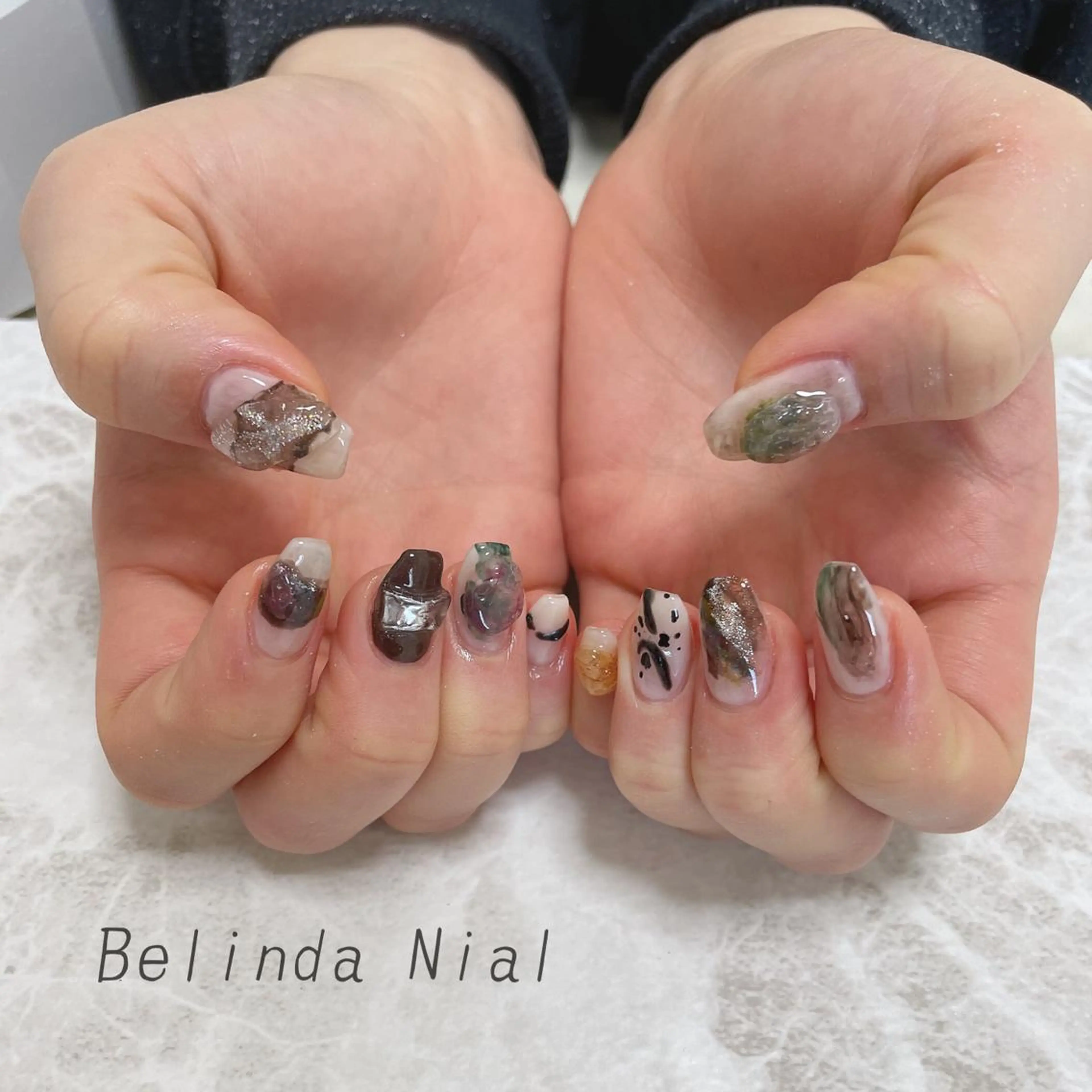 ネイル ハンドネイル フットネイル 竹本 愛のネイルデザイン