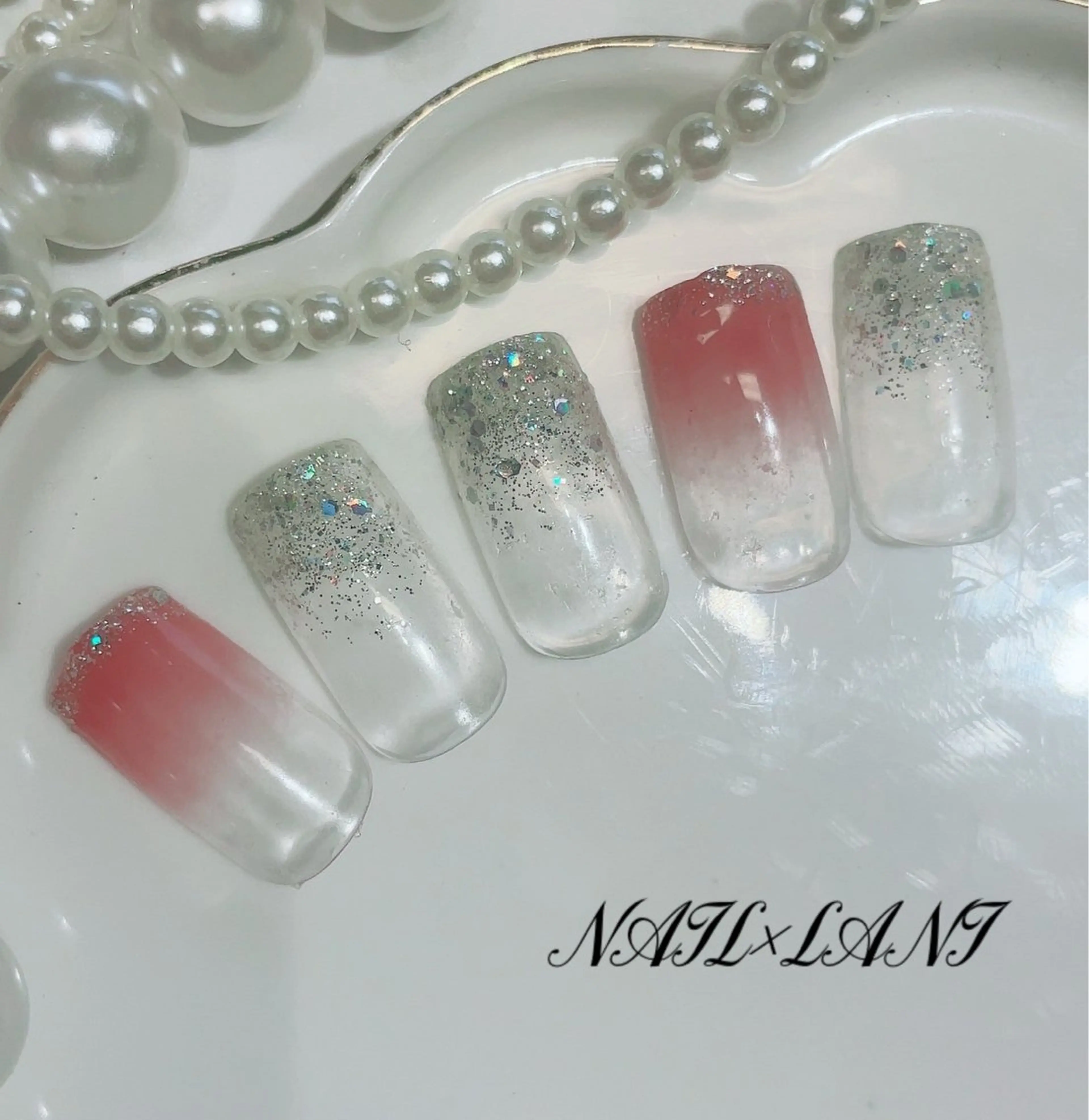 ネイル フットネイル ジェルネイル マグネットネイル パラジェル 松宮 理歩のネイルデザイン