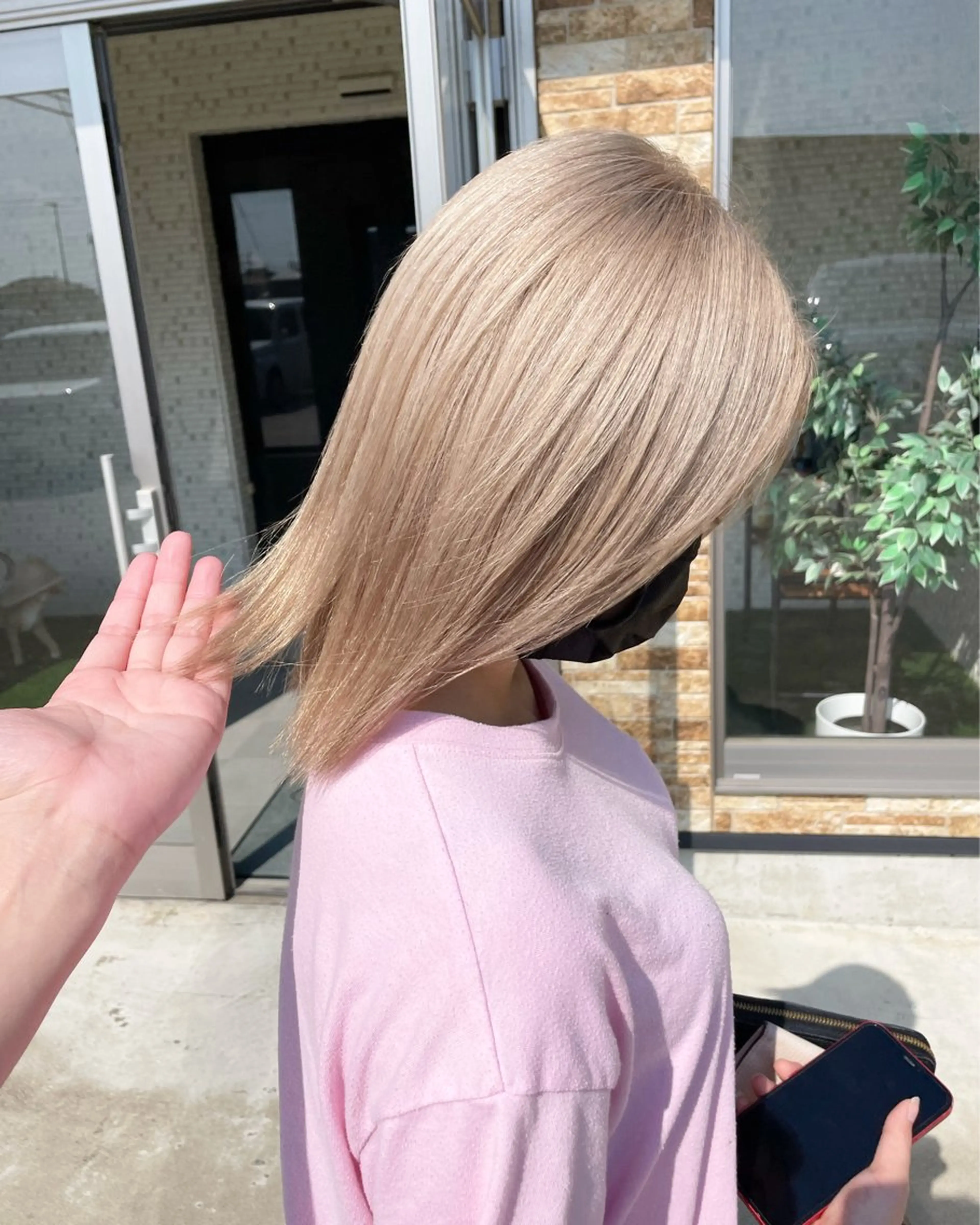 ミディアム カット ヘアカラー トリートメント 守屋 颯太のヘアスタイル