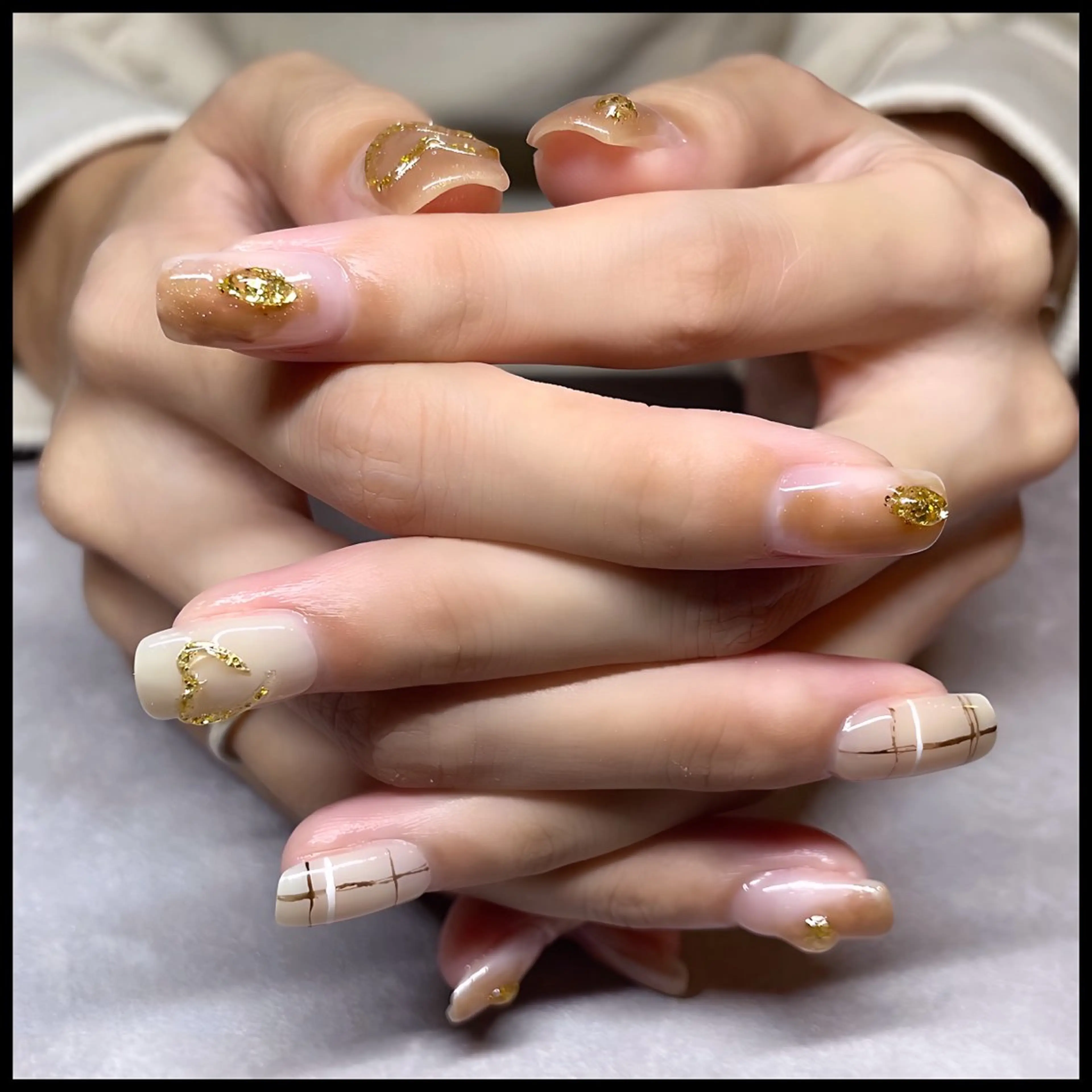 ネイル 持ち込み ハンドネイル NailSalon Mooiのネイルデザイン