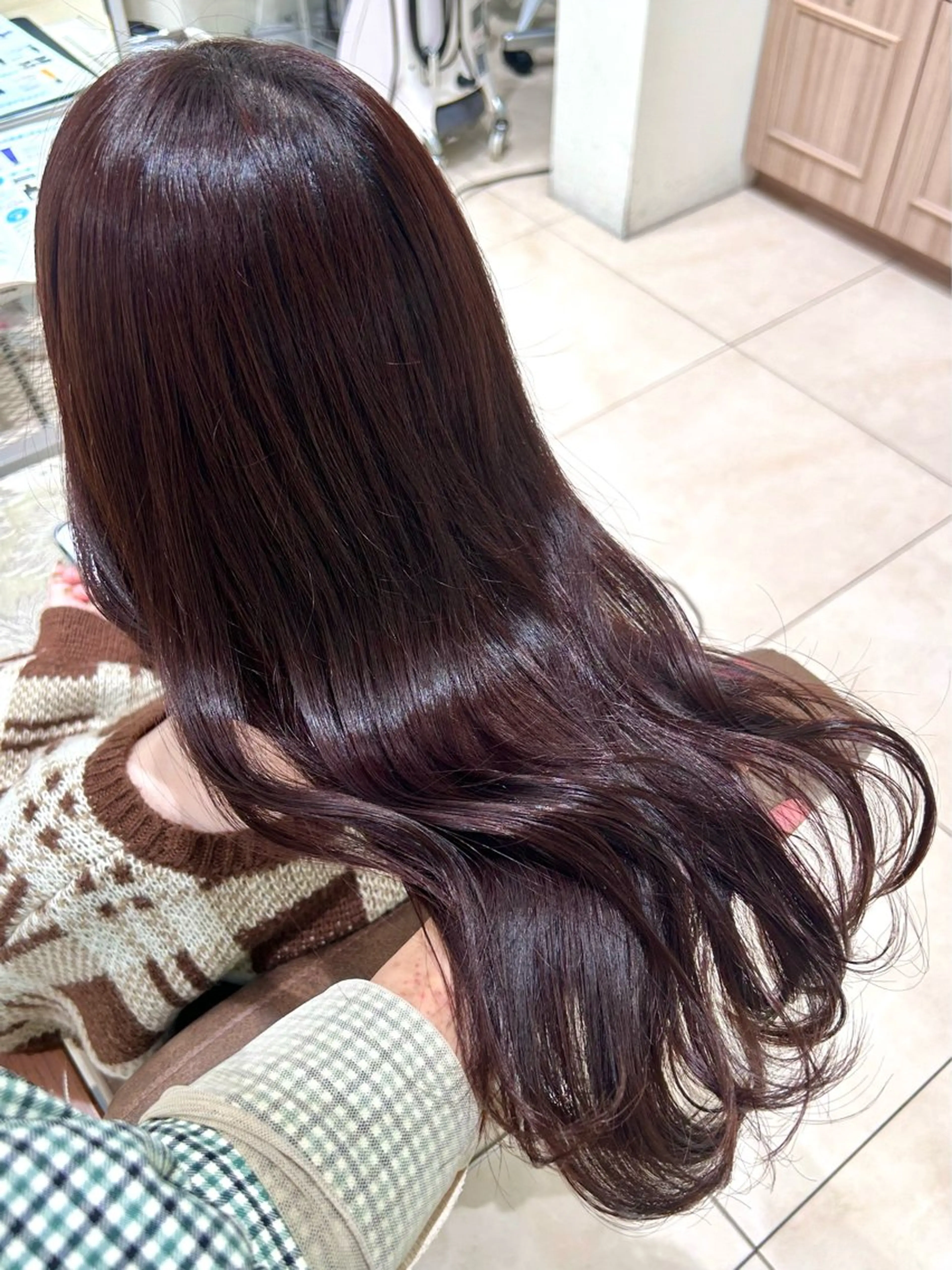 カラー ヘアカラー momo🍑/顔周り カット/透明感カラーのヘアスタイル