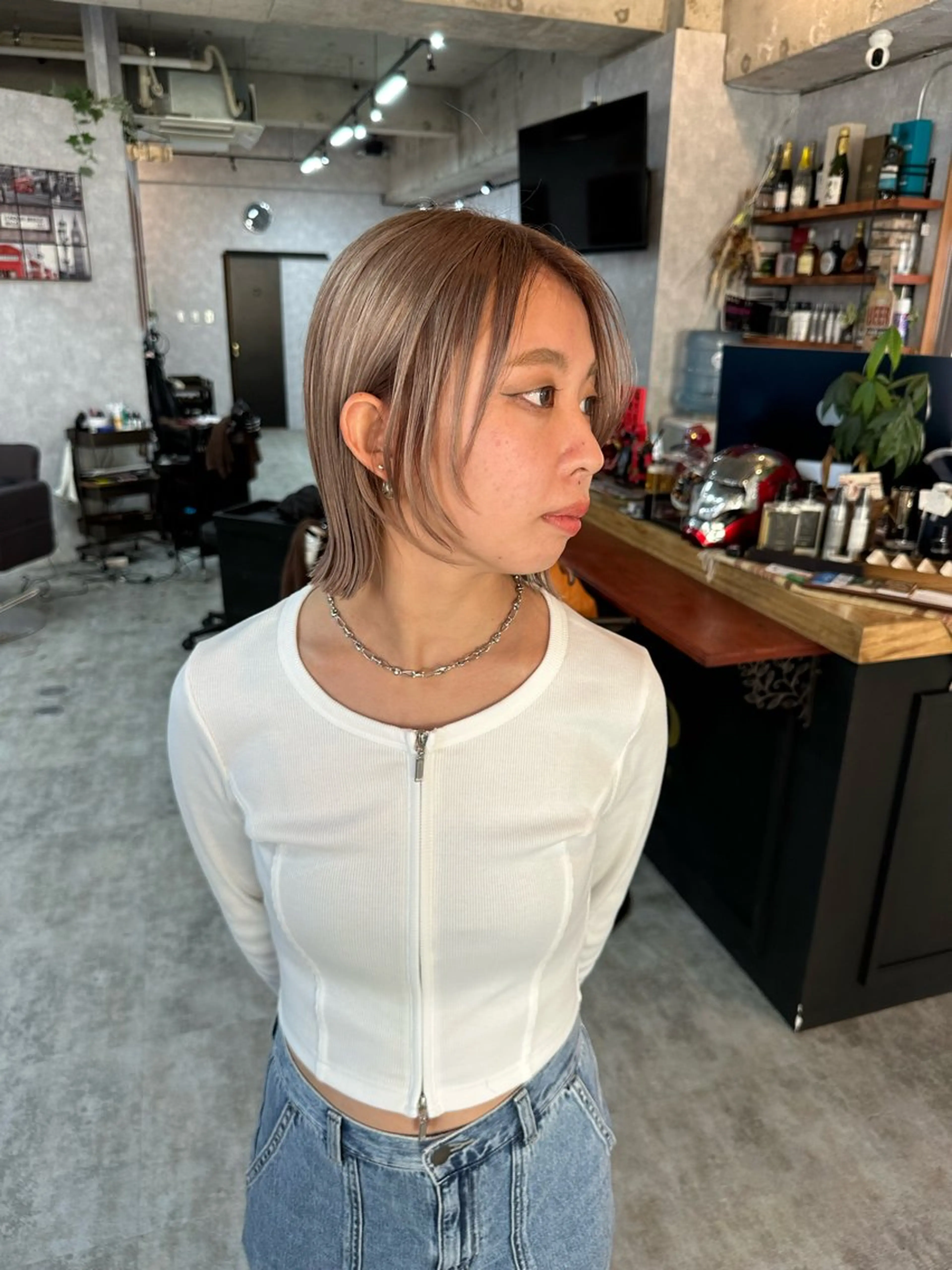 ショート 切りっぱなしボブ ショートボブ ハンサムショート 丸みショート ボブ カット ヘアカラー トリートメント C’LD hair  produce /シールドヘア所属・モテ髪/ボブ/ショー ト/アダチフウトのヘアスタイル