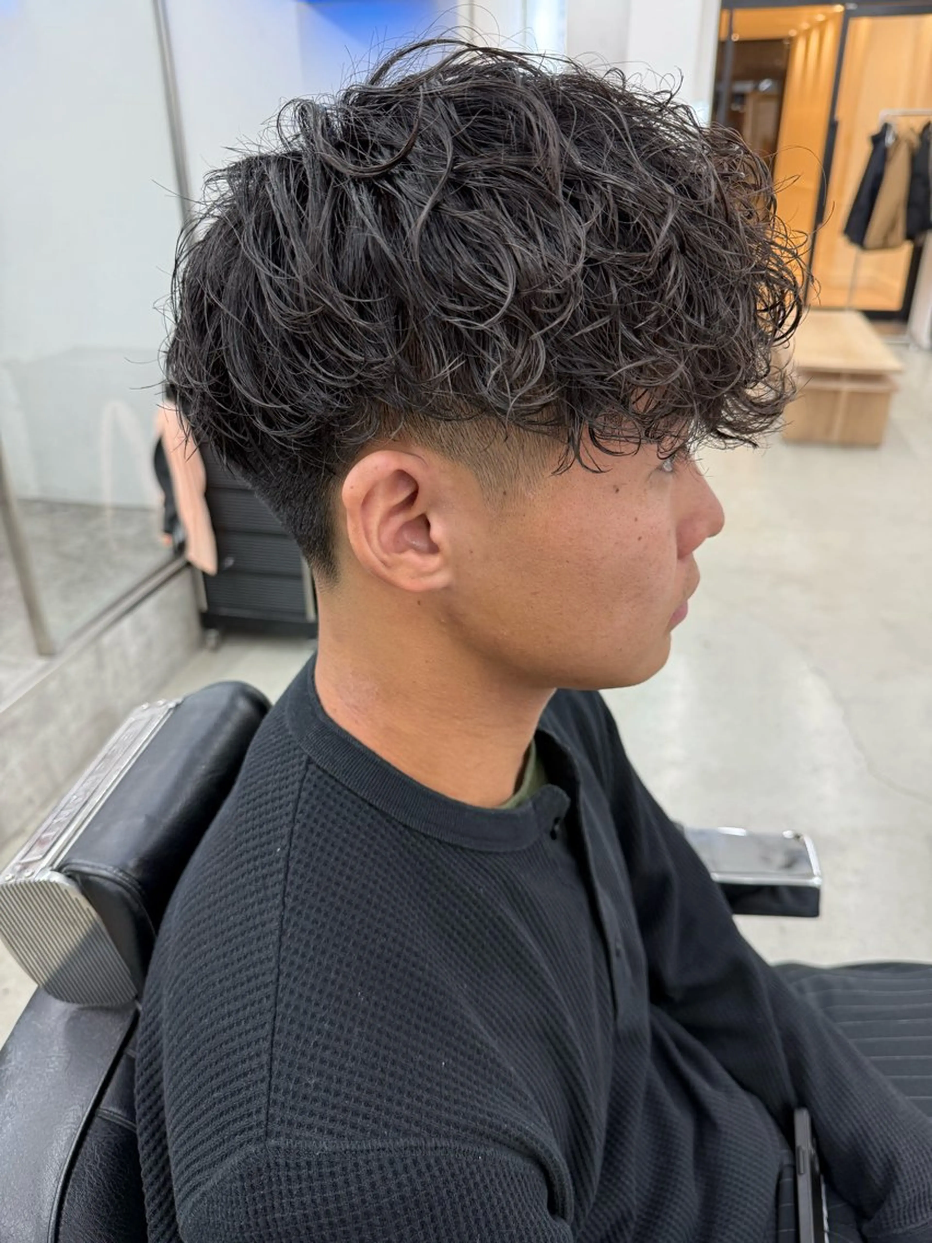 ショート パーマ メンズ カット パーマ トリートメント ヘアセット 亀井隆汰/メンズ専門 パーマ特化美容師のヘアスタイル