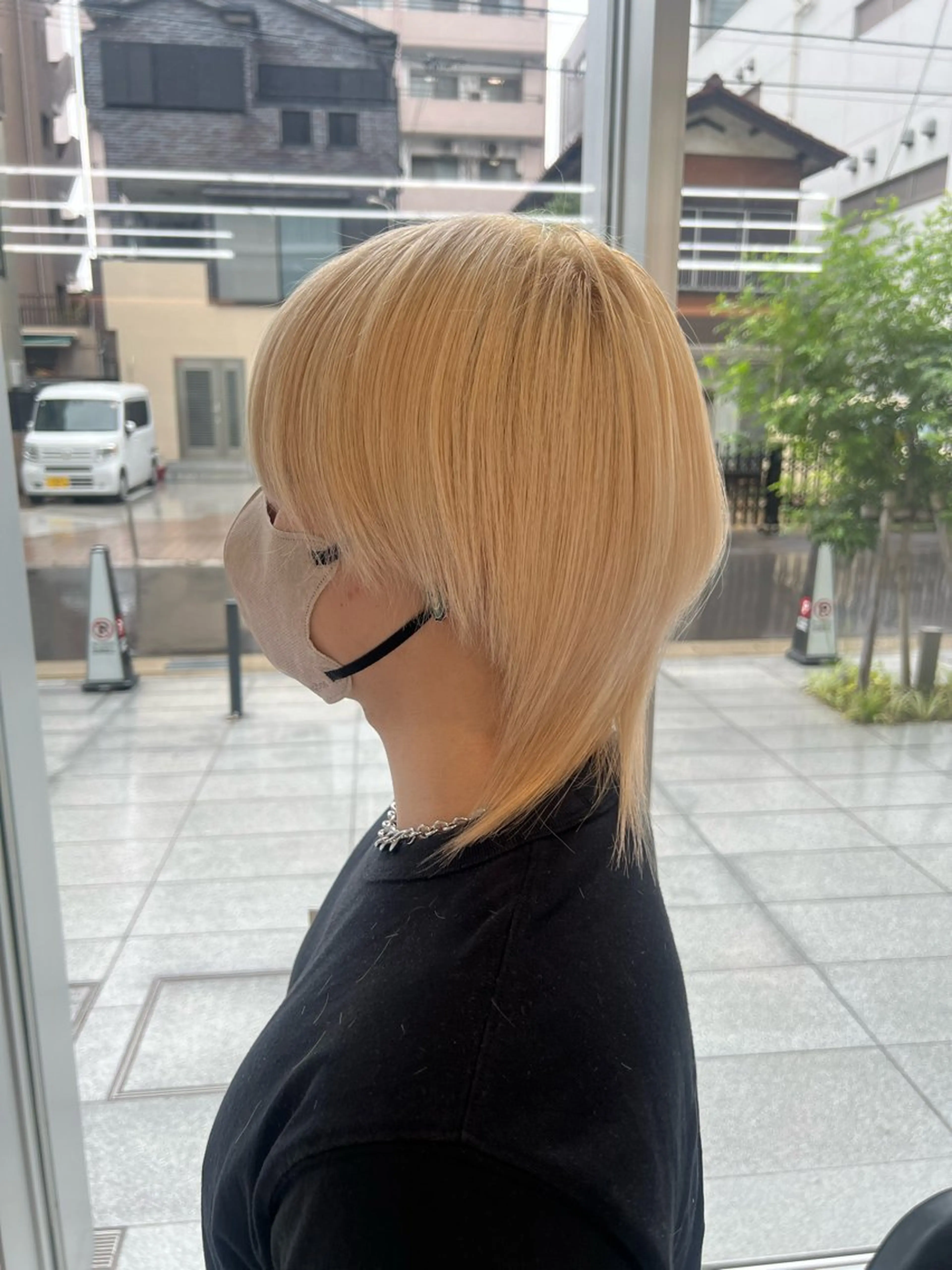 カラー メンズ メンズブリーチ マッシュウルフ マッシュ メンズウルフカット ブリーチ カット ヘアカラー トリートメント 吉沢遣人/レイヤー 艶カラー/パーマのヘアスタイル