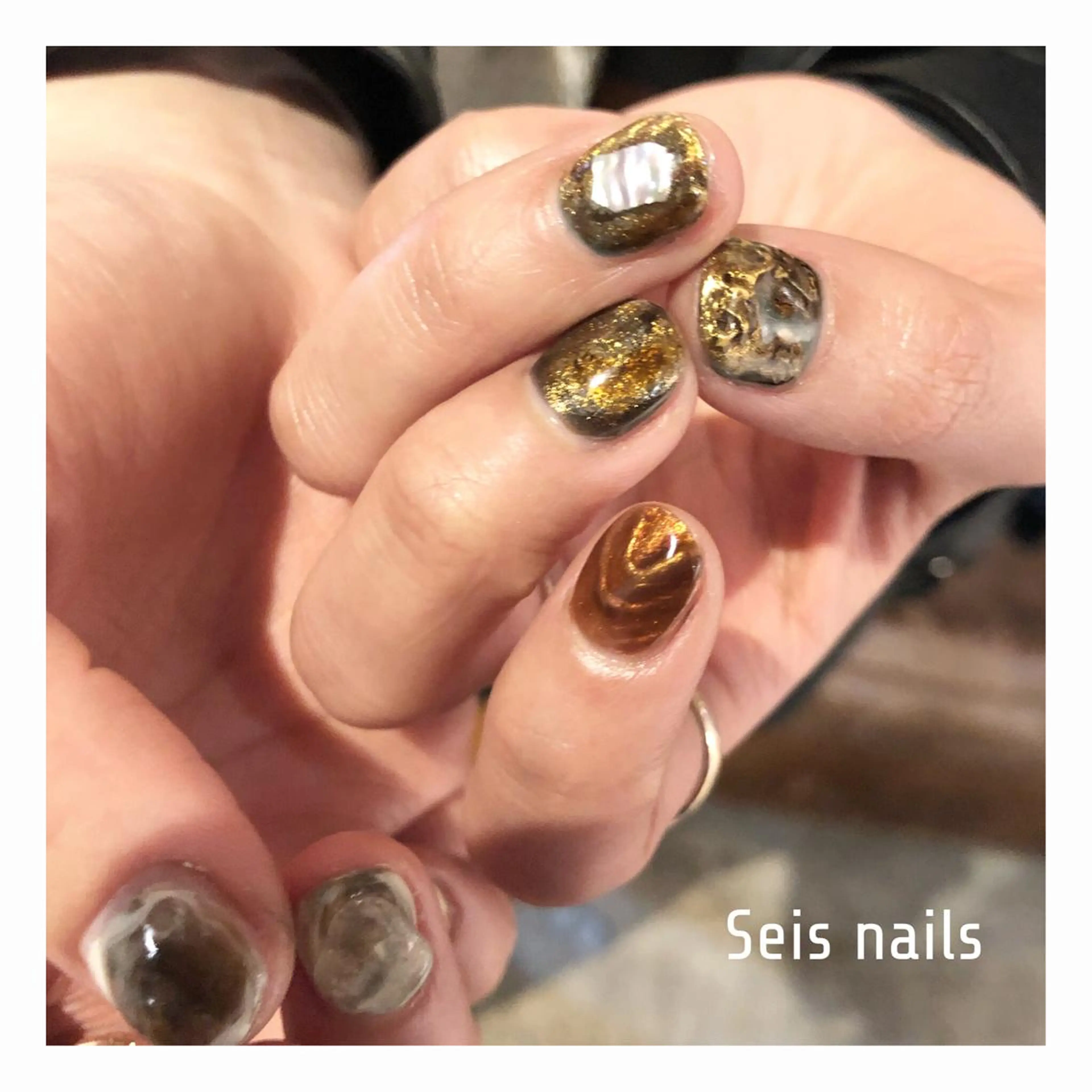 ネイル 成人式 フットネイル メンズネイル ハンドネイル Seis Shihoのネイルデザイン