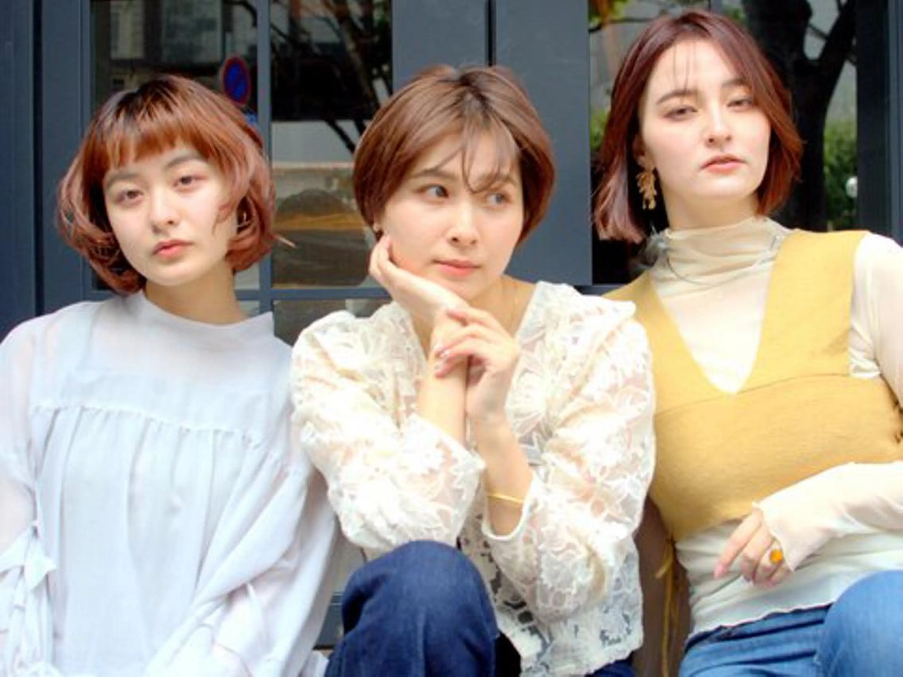 ミディアム カラー カラー指名No.1 土井新治❄️のヘアスタイル