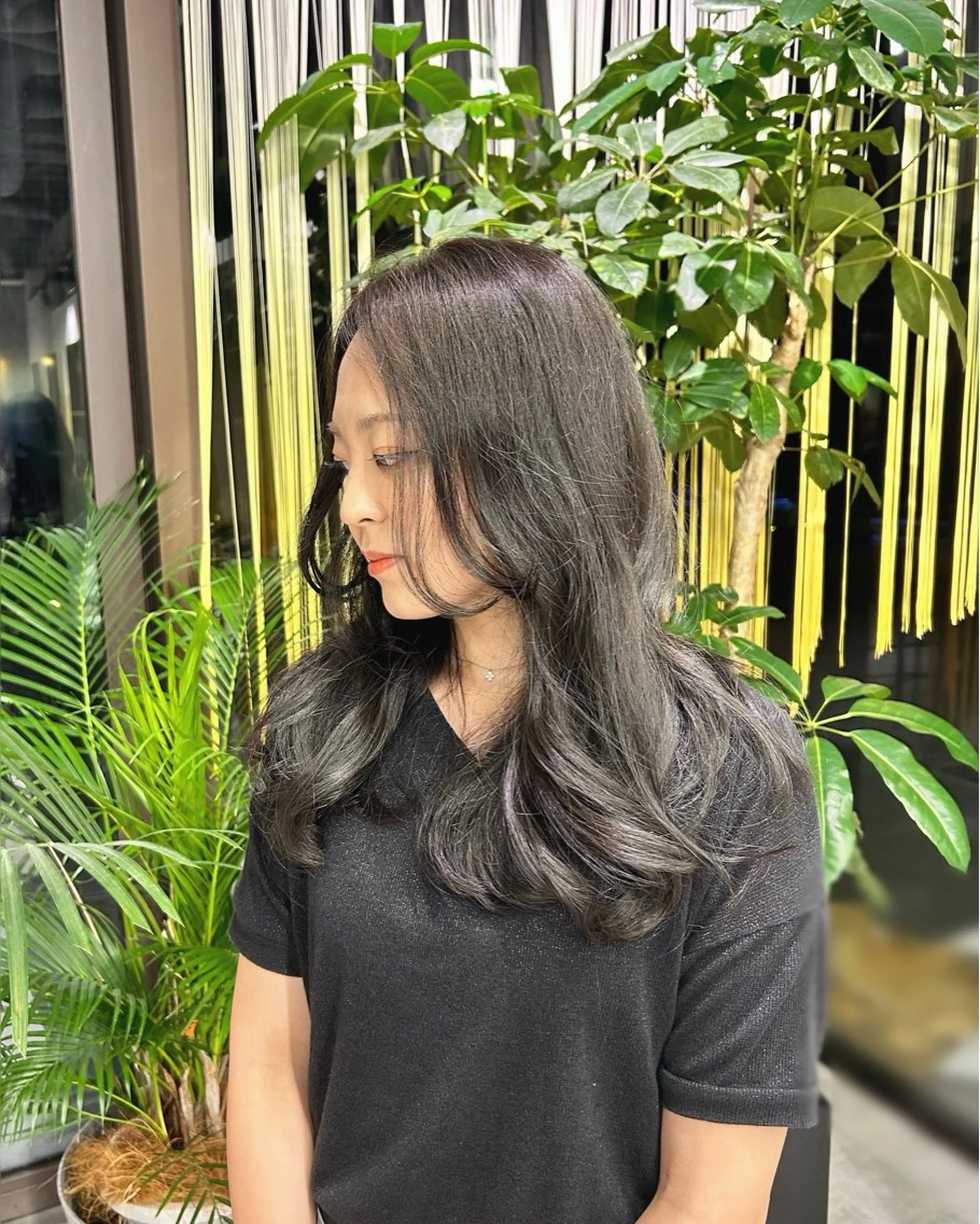 カラー ヘアカラー 花井輝 ボブ/レイヤーのヘアスタイル