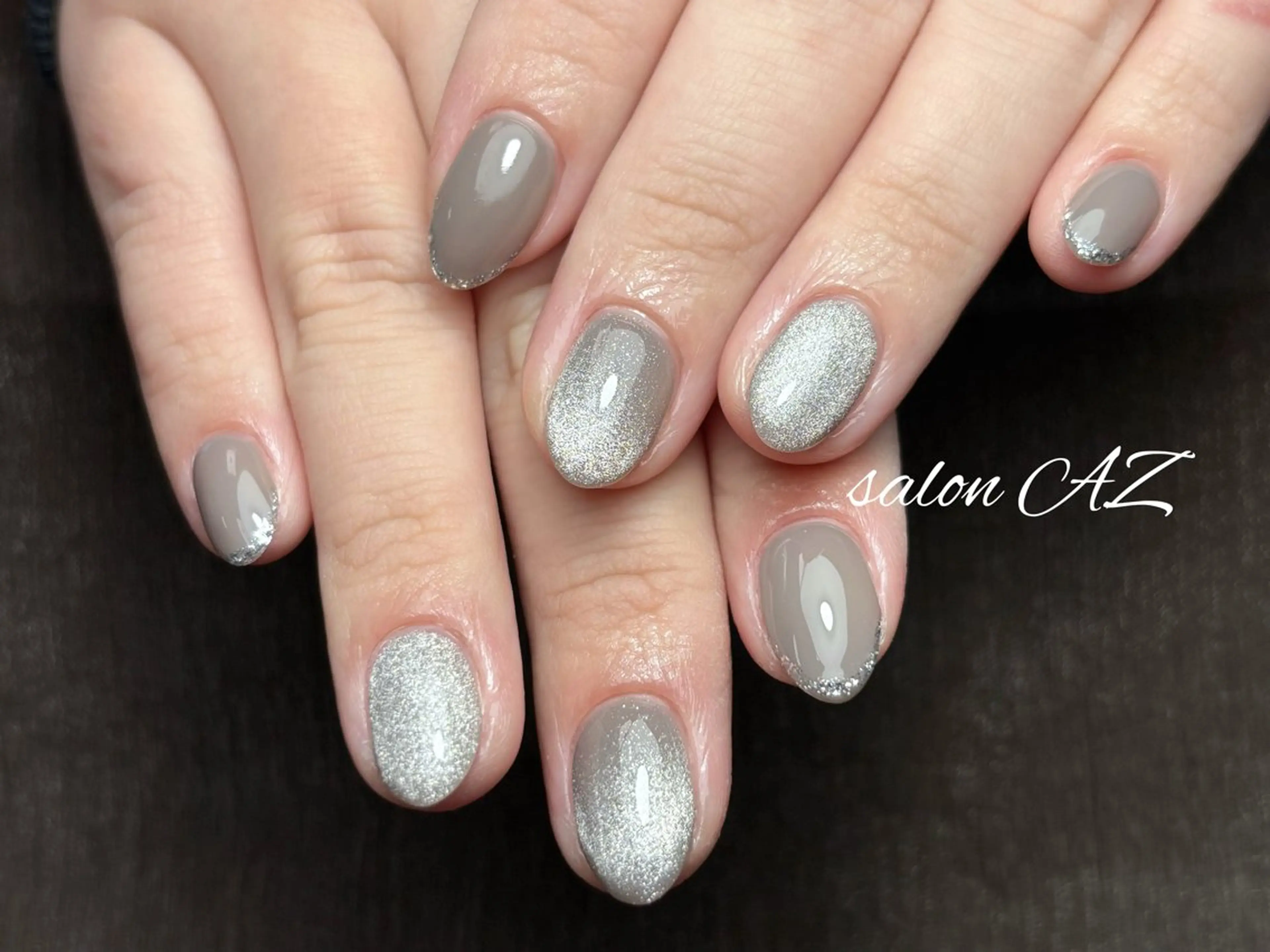 ネイル アートネイル 長さ出し フットネイル フレンチネイル ジェルネイル ハンドネイル salon AZのネイルデザイン