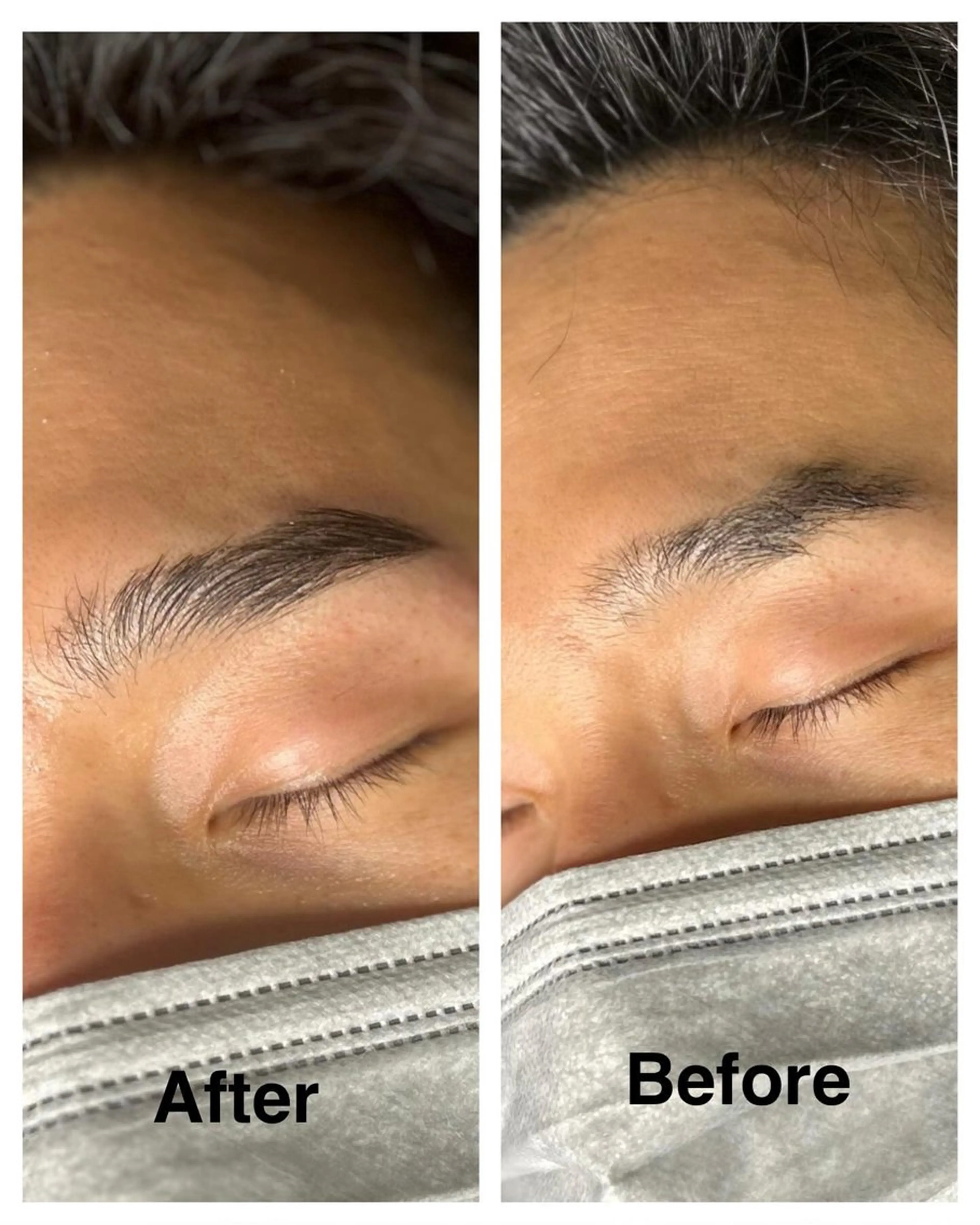 メンズ アイブロウ メンズパーマ ハリウッドブロウリフト eyebrow design Arce.所属・山本 克輝の眉毛・アイブロウイメージ