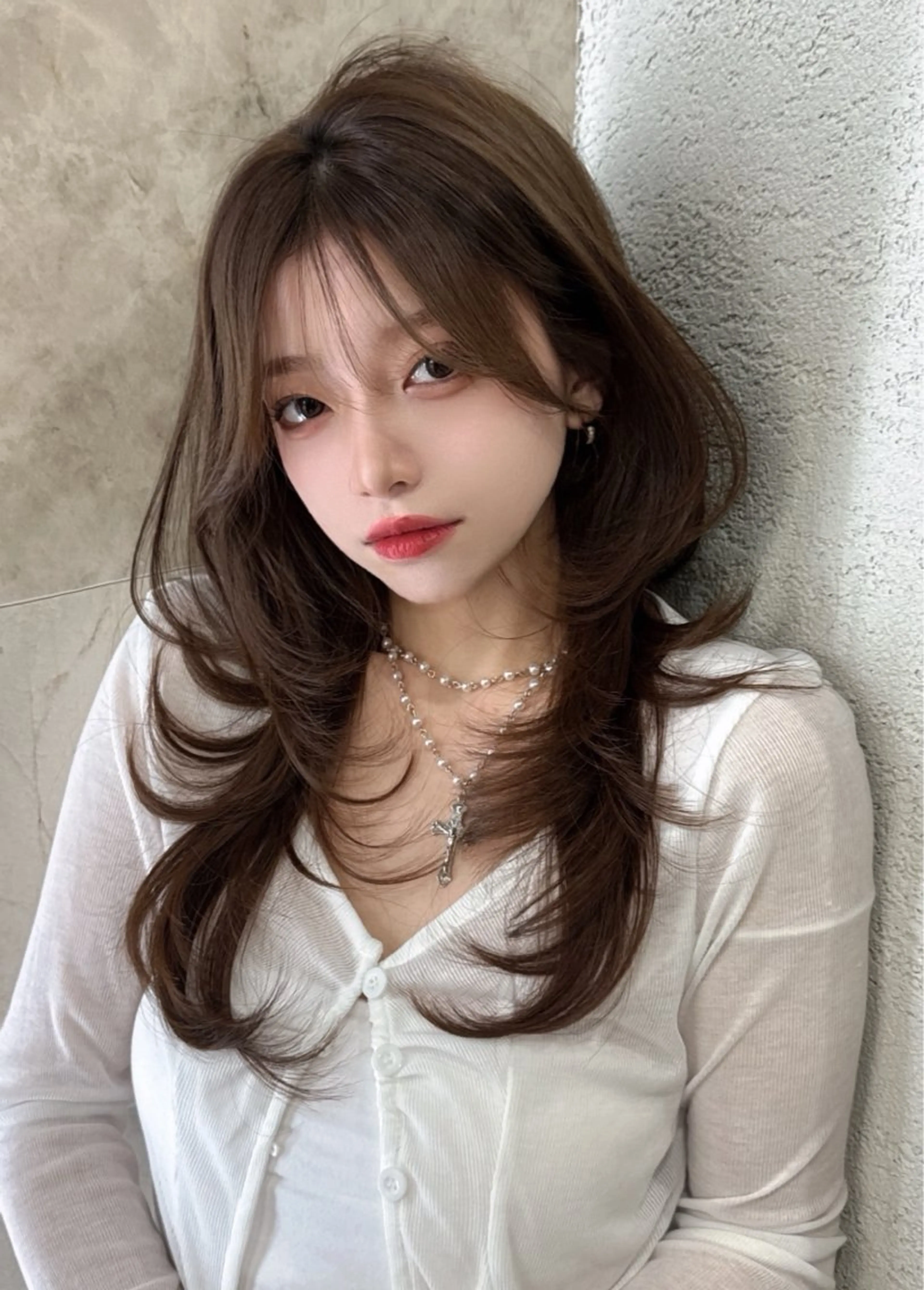 【✨お出かけ前に✨】✂️前髪カット✂️+韓国巻き🇰🇷の写真