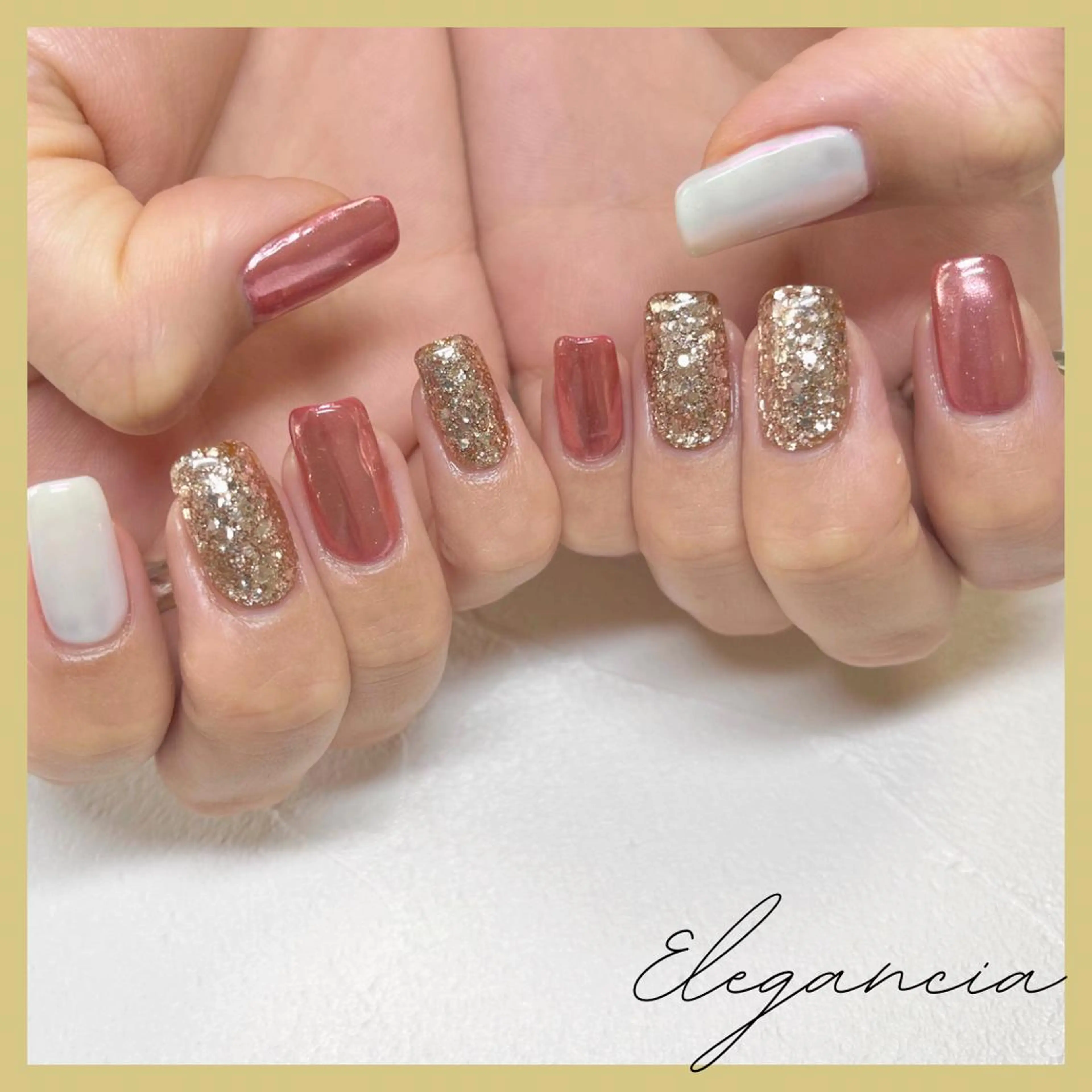 カラー ネイル ハンドネイル Elegancia. Hiromiのネイルデザイン