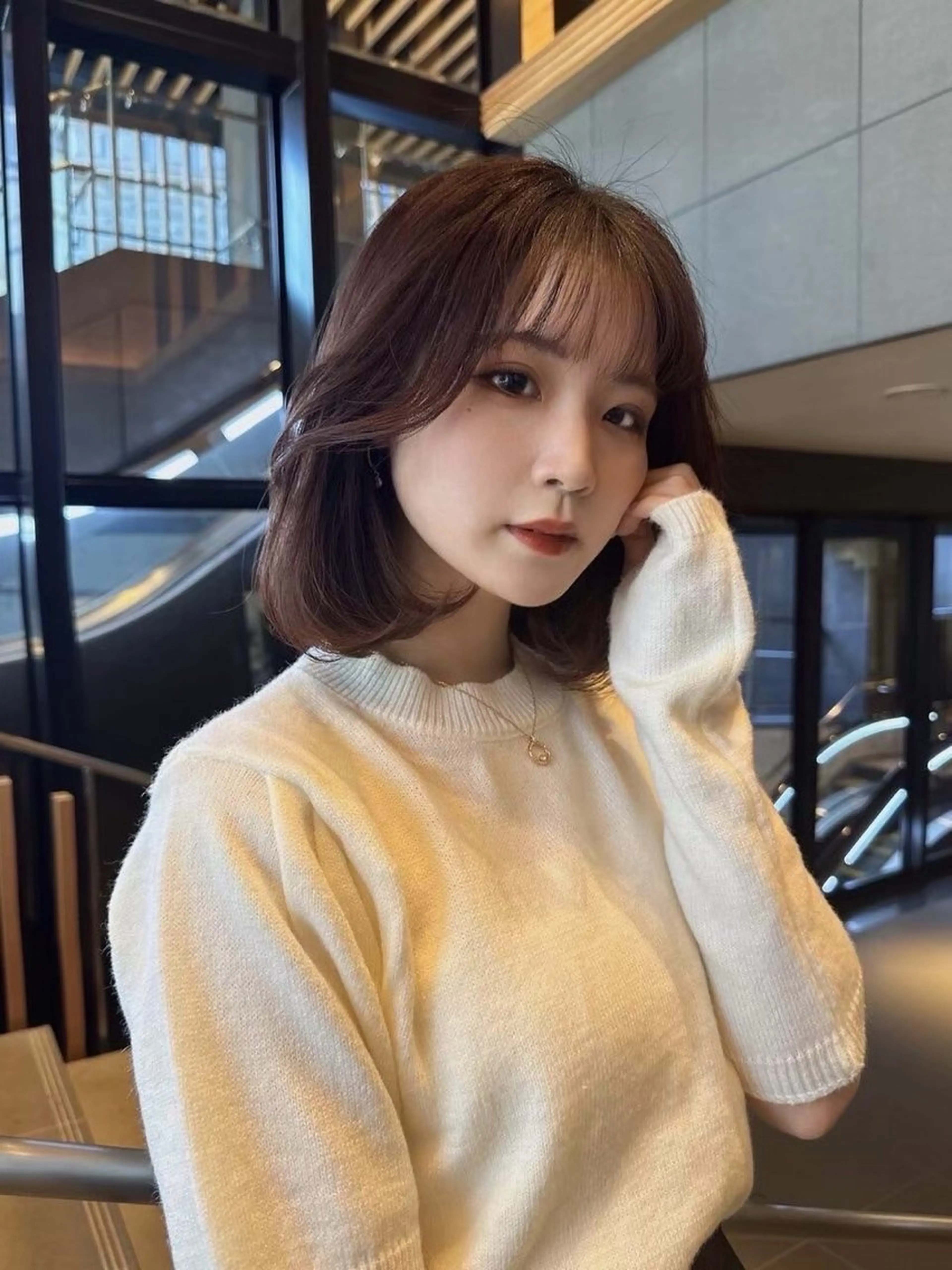 ショート カラー カット ヘアカラー トリートメント 🫧ナオ🫧 /韓国 ヘア/ マンツーマンのヘアスタイル