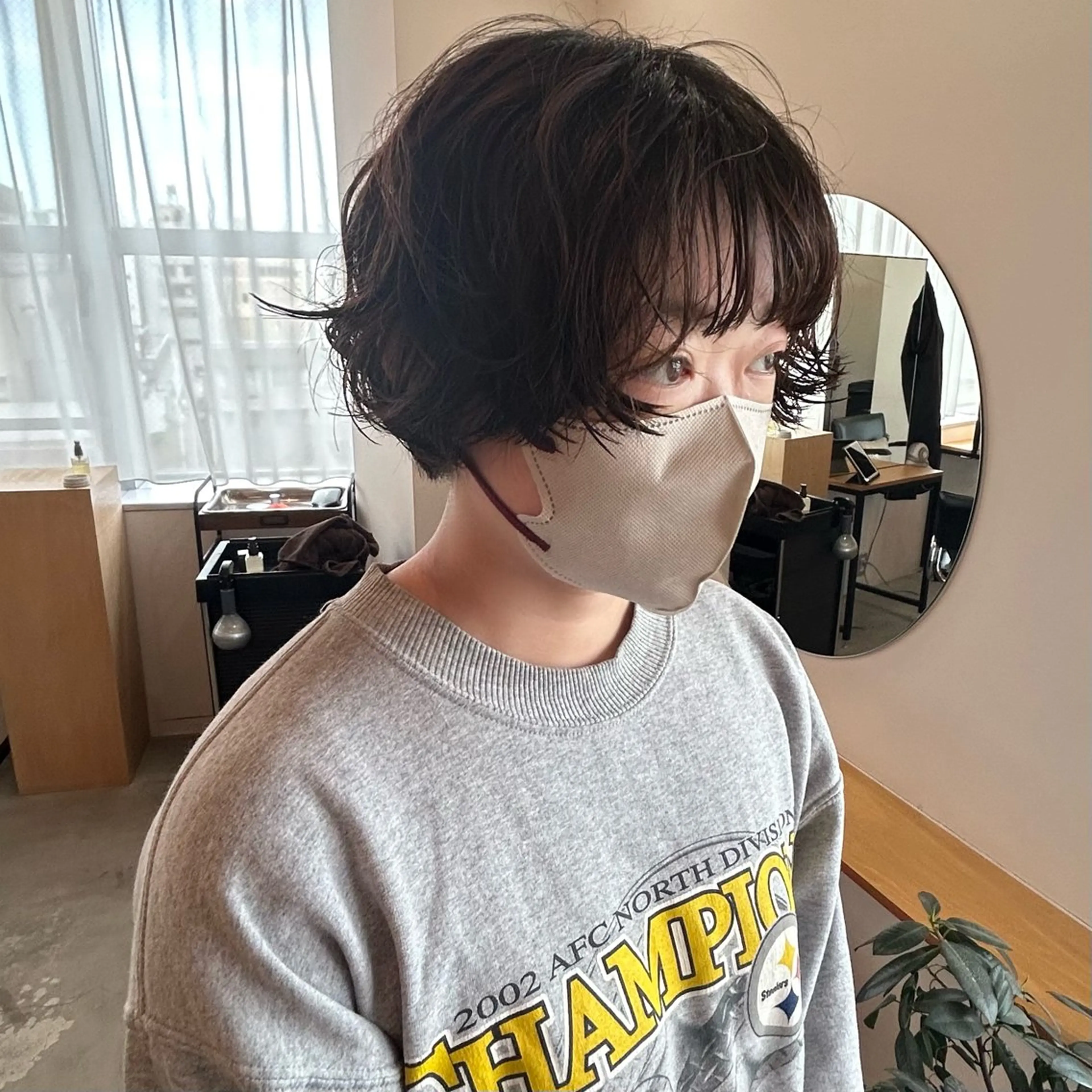 ショート パーマ カット パーマ トリートメント park white所属・hina/パーマ /ニュアンスパーマのヘアスタイル