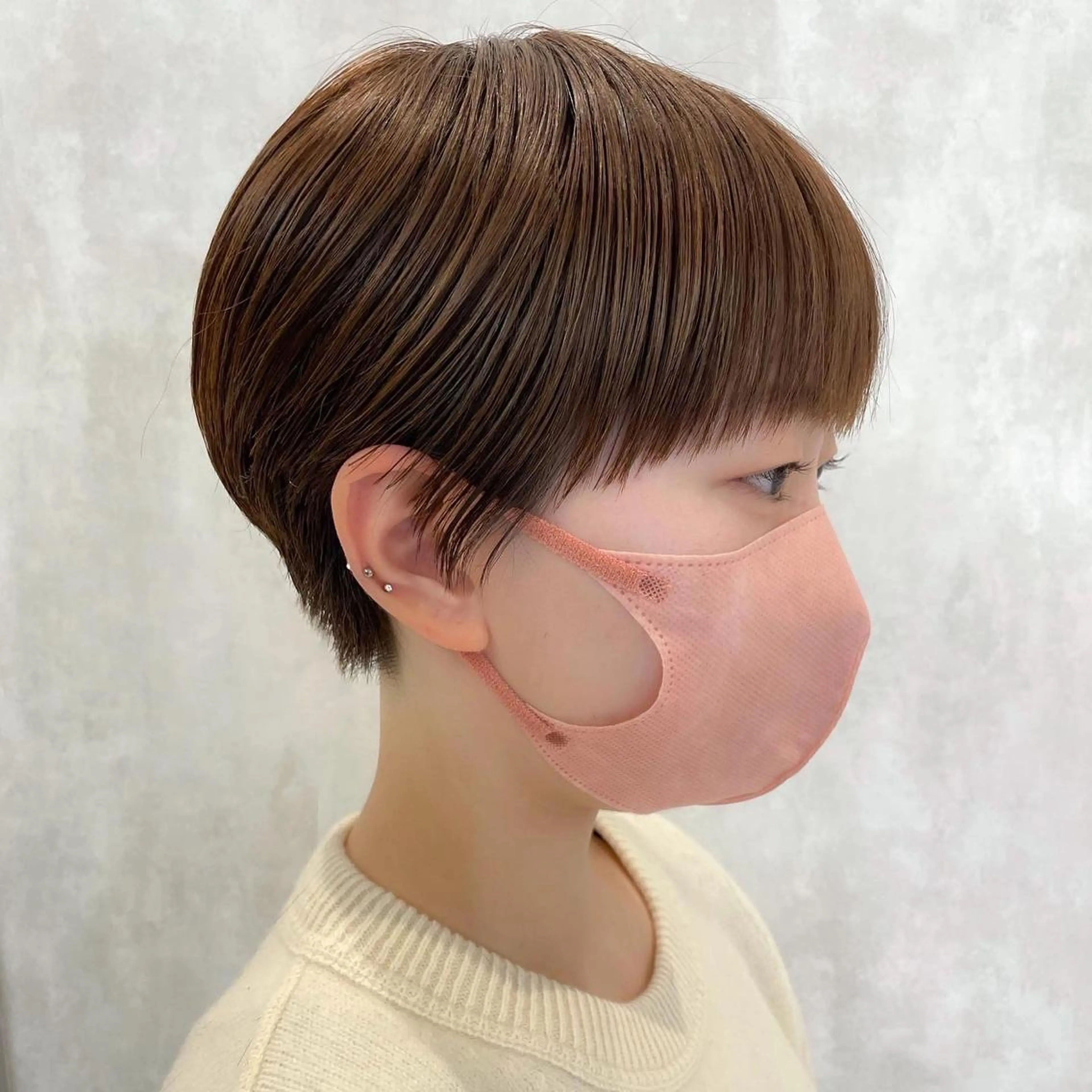 ショート カラー 全席個室美容室 Zina 十条 髪質改善&トリートメント所属・髪質改善&透明感 ⭐️高本裕基のヘアスタイル