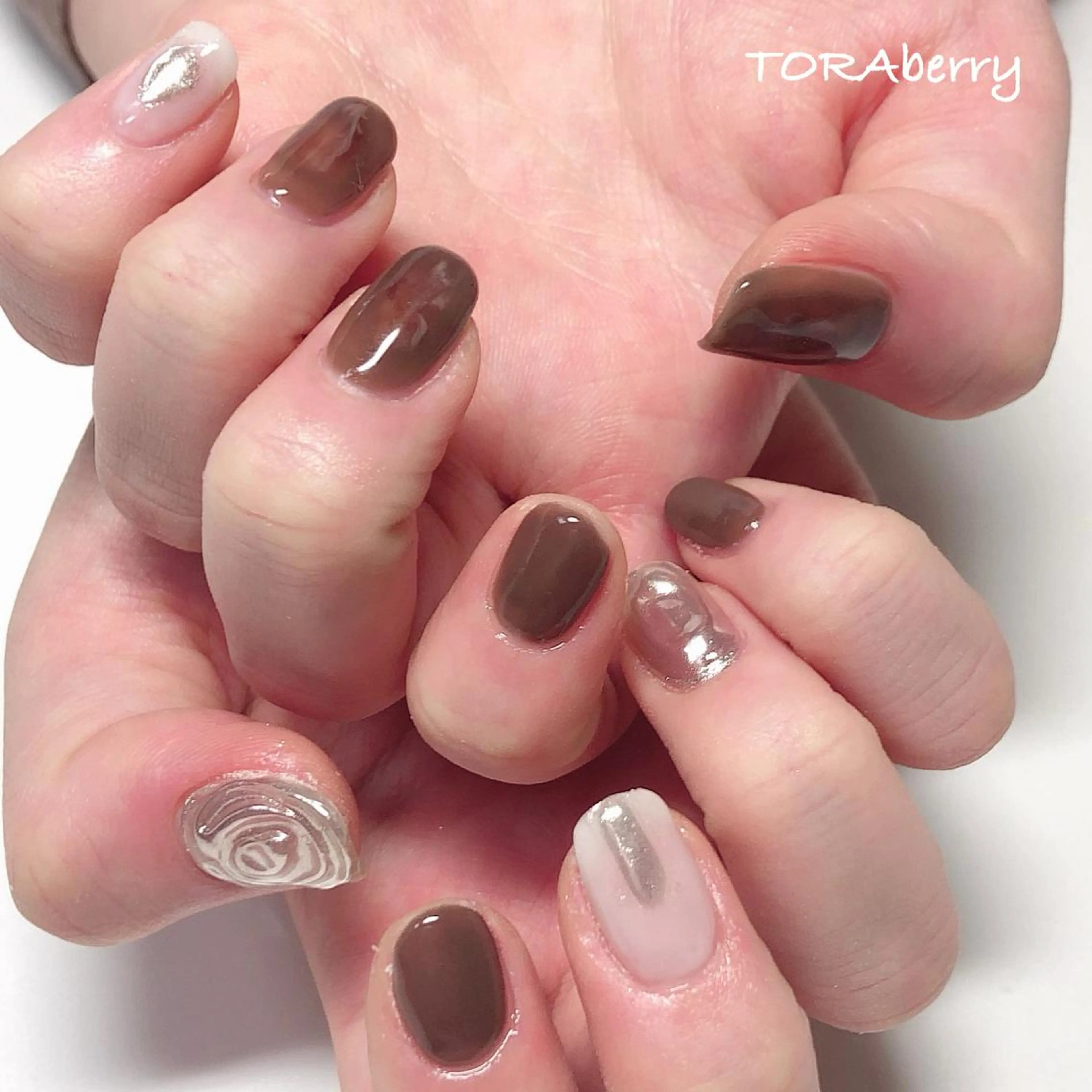 ネイル ワンカラーネイル ハンドネイル ネイリスト なつみのネイルデザイン