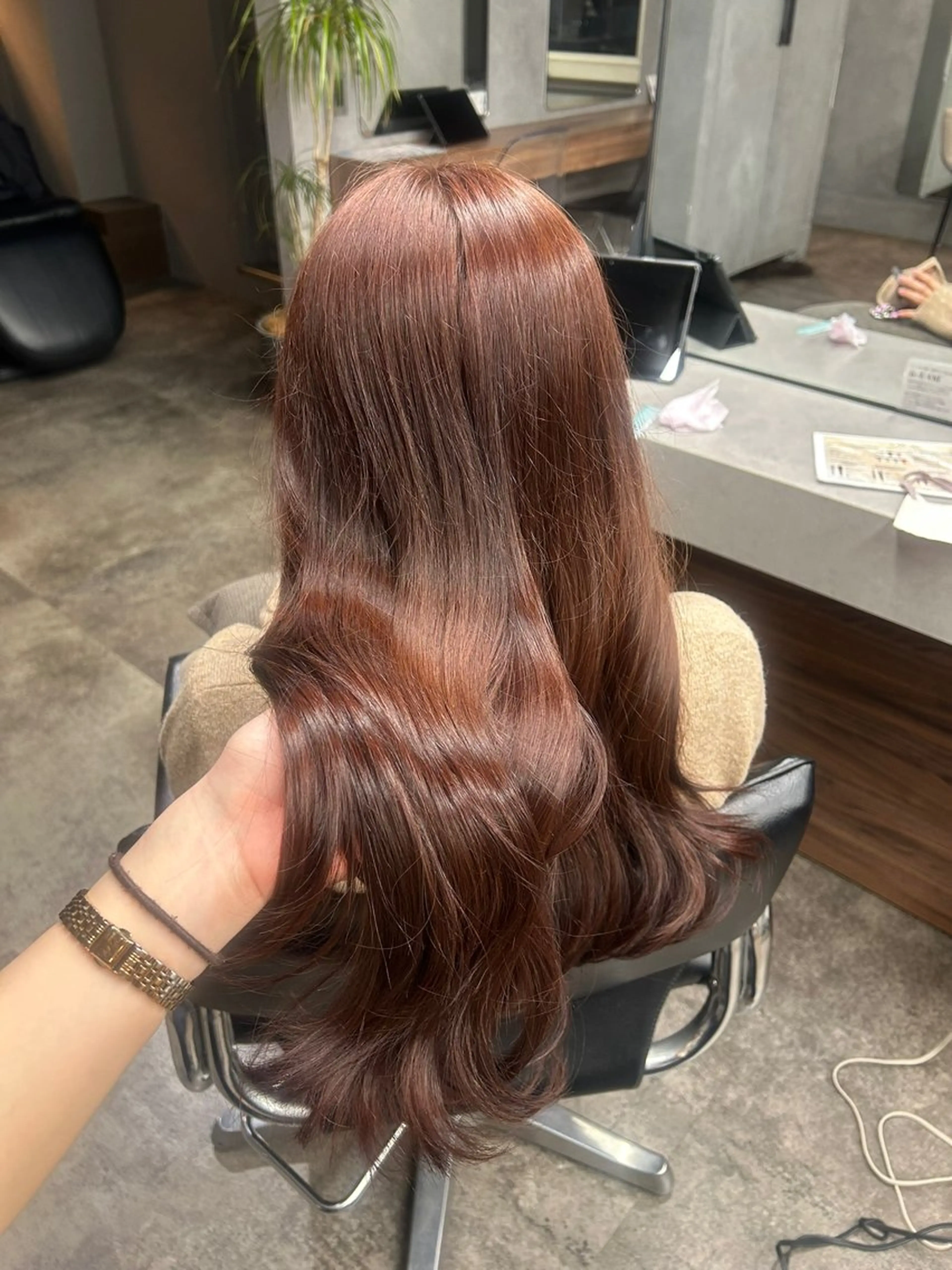 カラー ヘアカラー トリートメント RISA /銀座のヘアスタイル