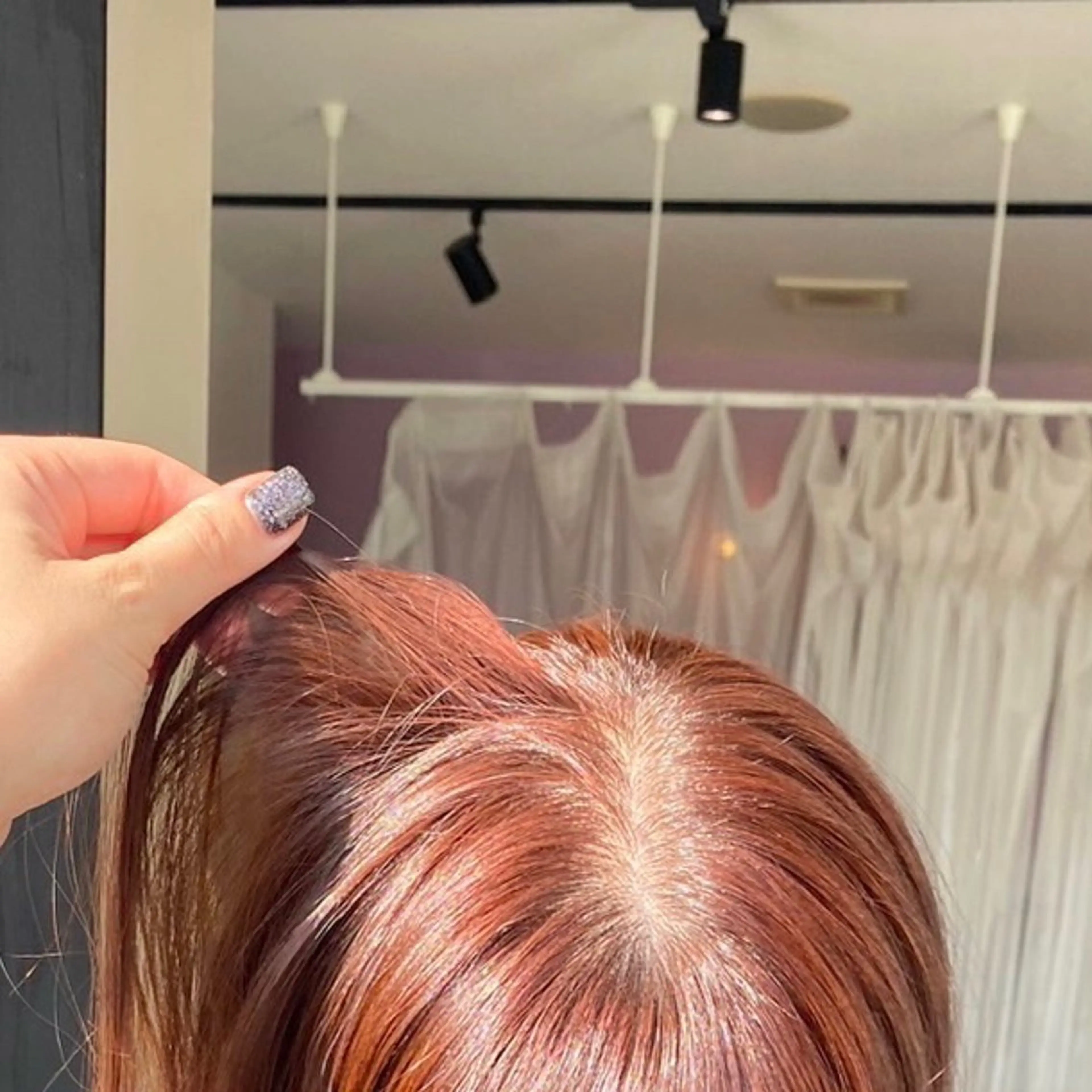 カラー オレンジ MATTY azusaのヘアスタイル