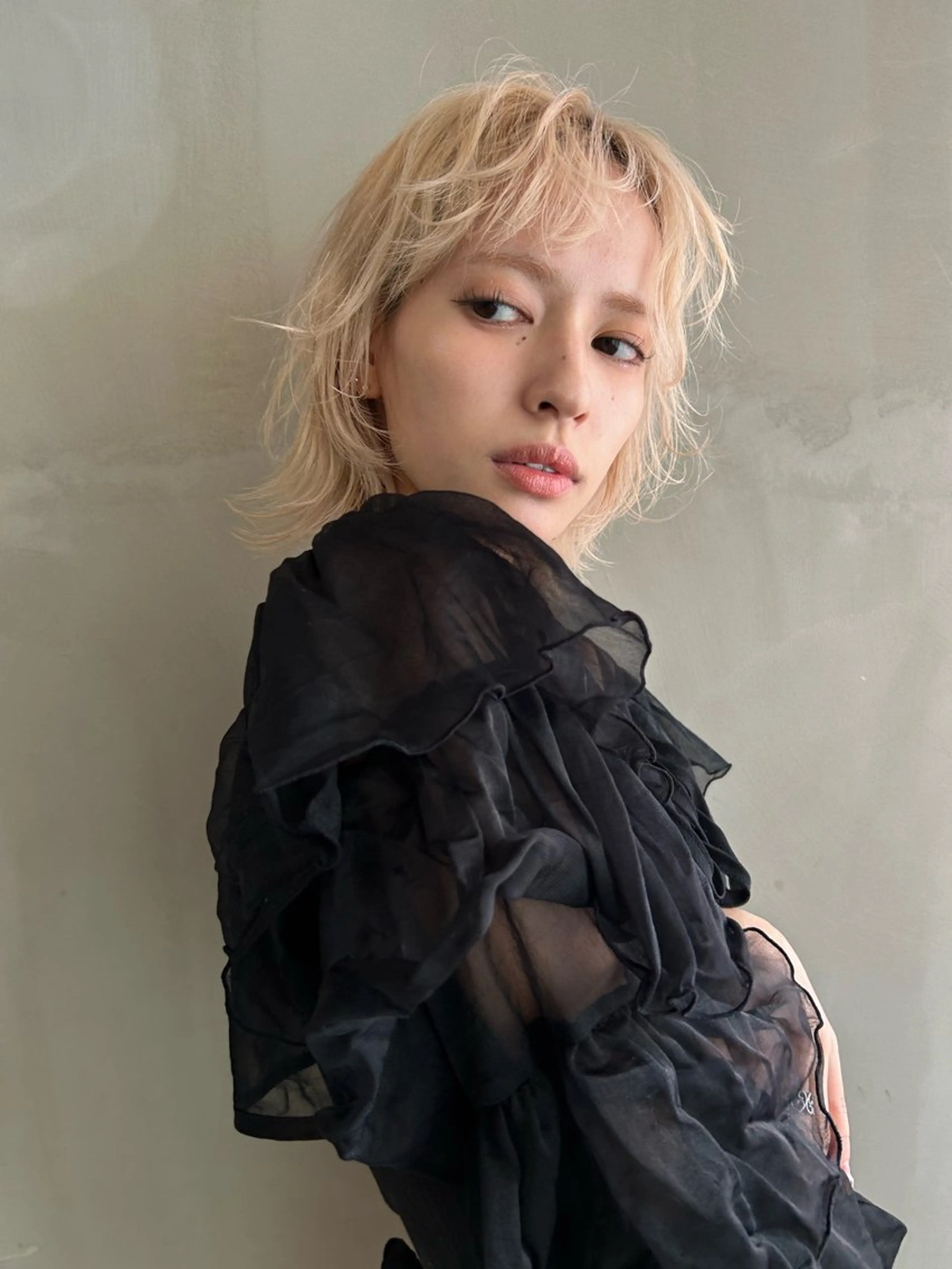 ショート カラー カット ヘアカラー トリートメント ショート/ボブ/ 心斎橋/宮脇美奈のヘアスタイル