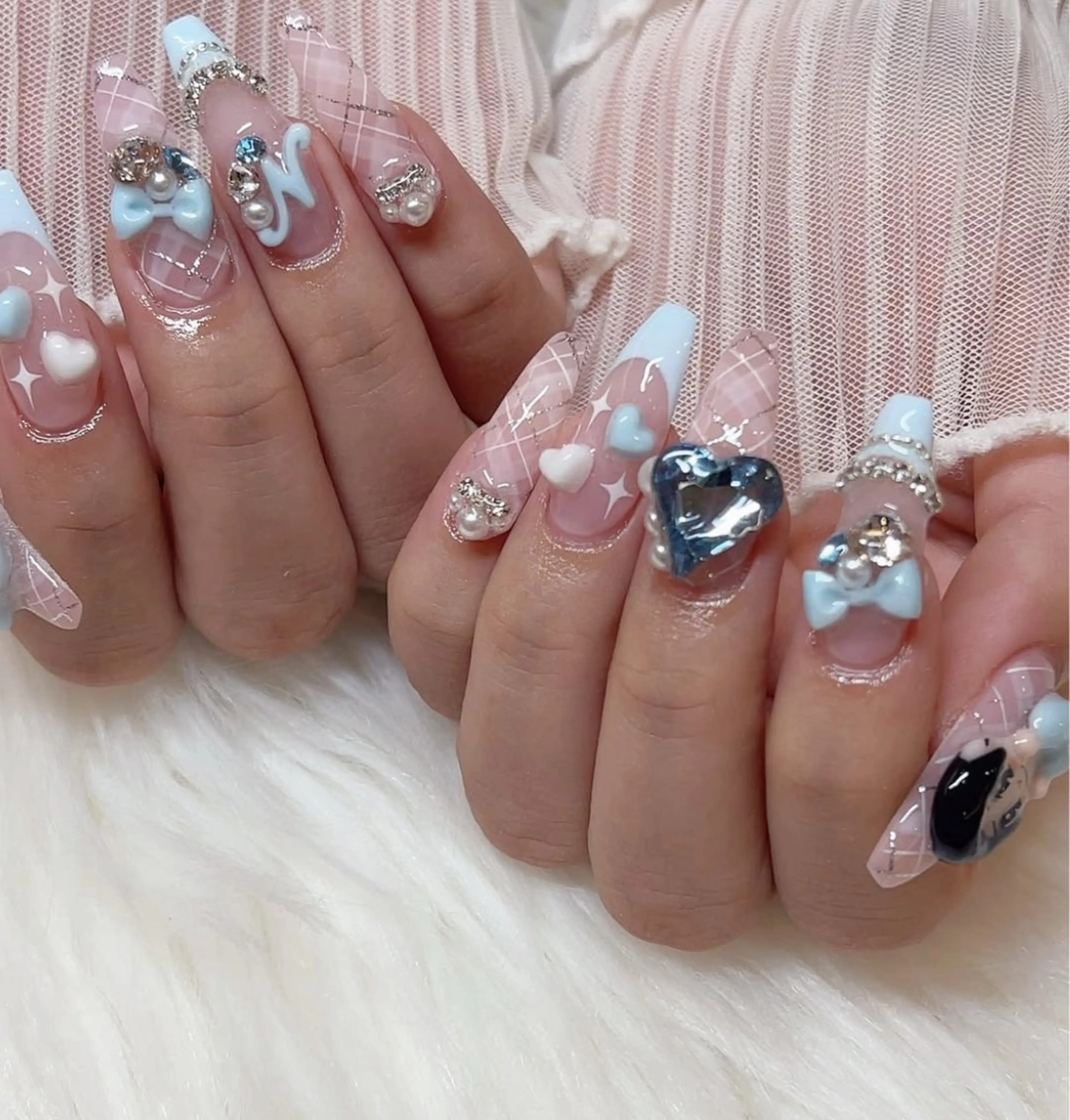 ネイル アートネイル ジェルネイル ニュアンスネイル ネイルチップ ハンドネイル Ryunail所属・Ryu Nail NekoChanのネイルデザイン