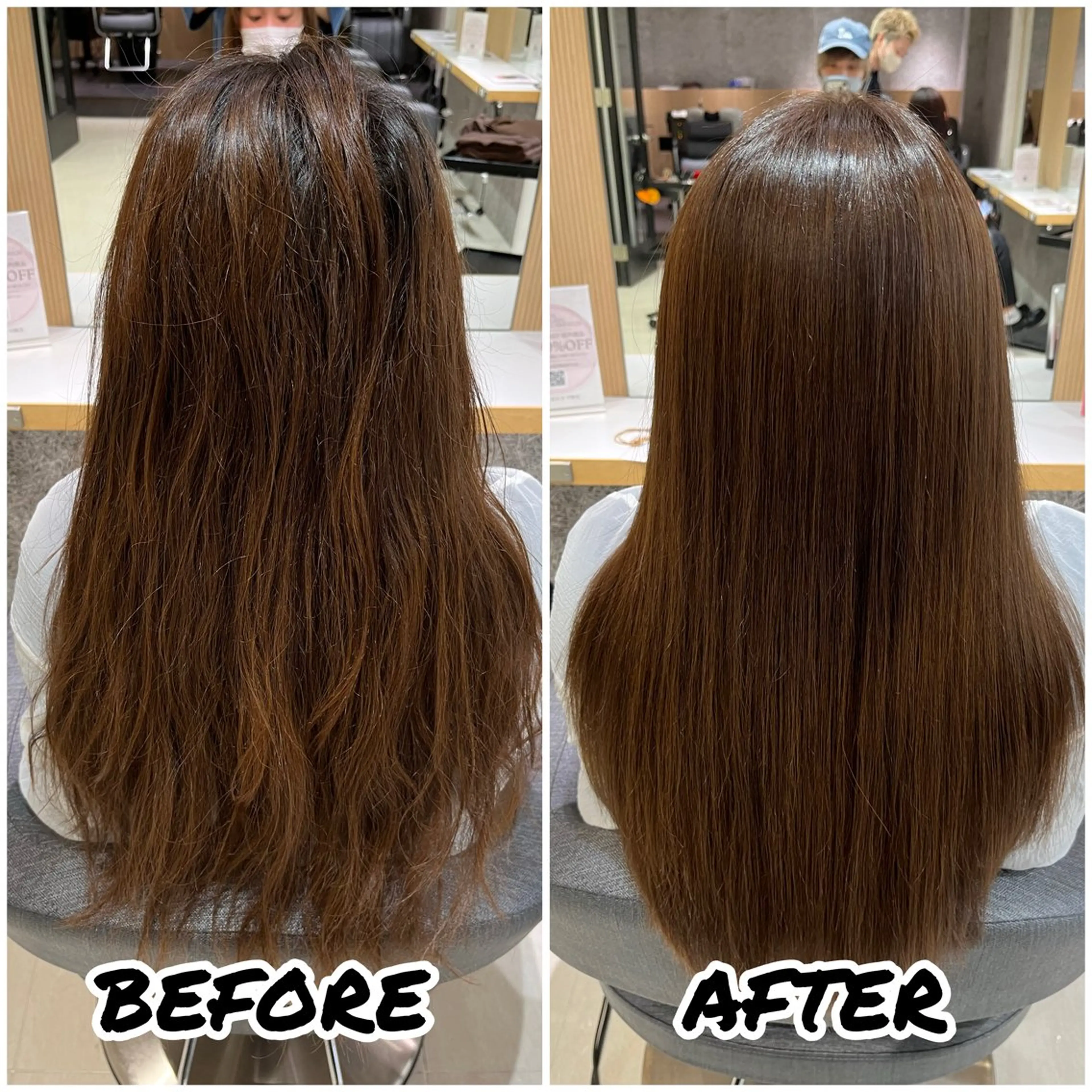 ロング カット 縮毛矯正 トリートメント 髪質改善美容師 鈴木のヘアスタイル