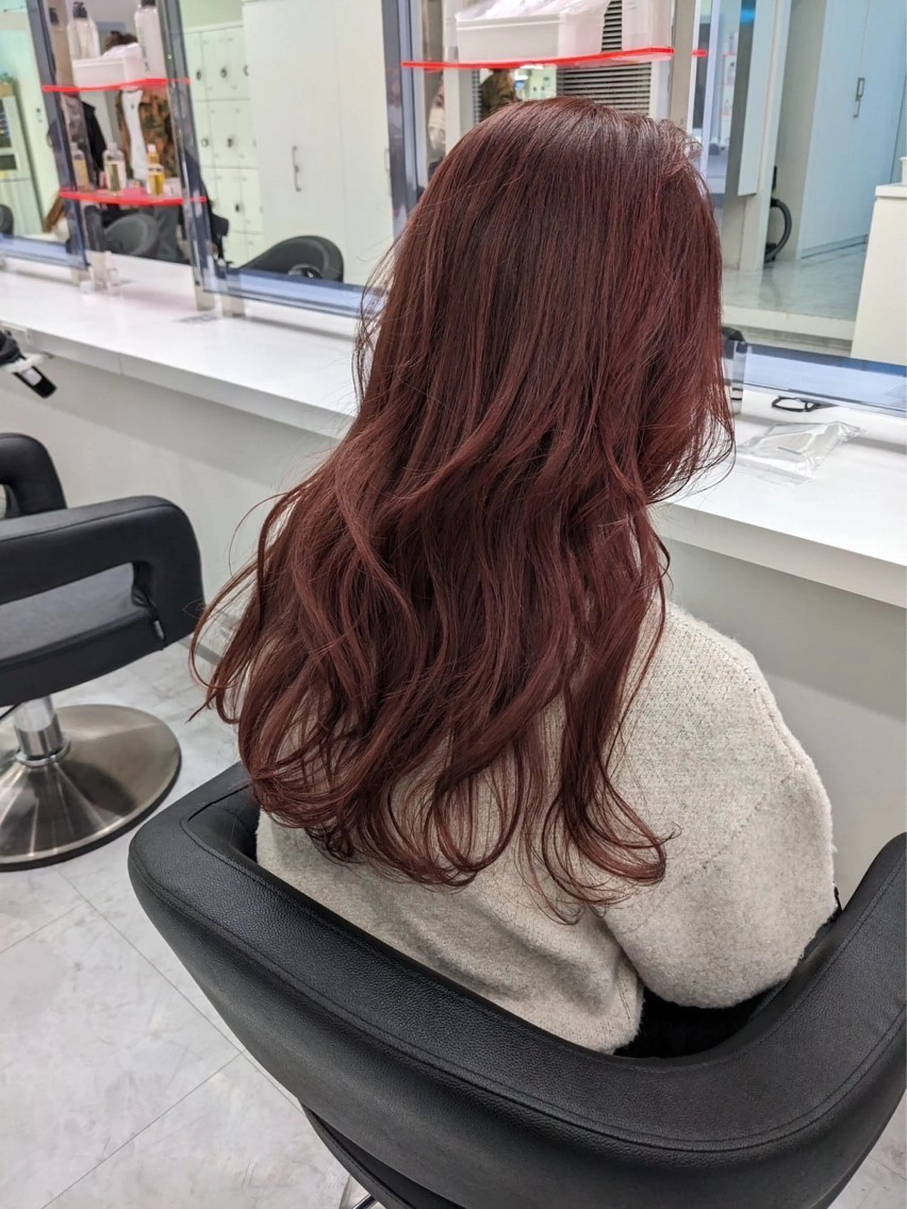 ロング ヘアカラー トリートメント ヘッドスパ ヘアセット 💖SAE💖 銀座美容師のヘアスタイル