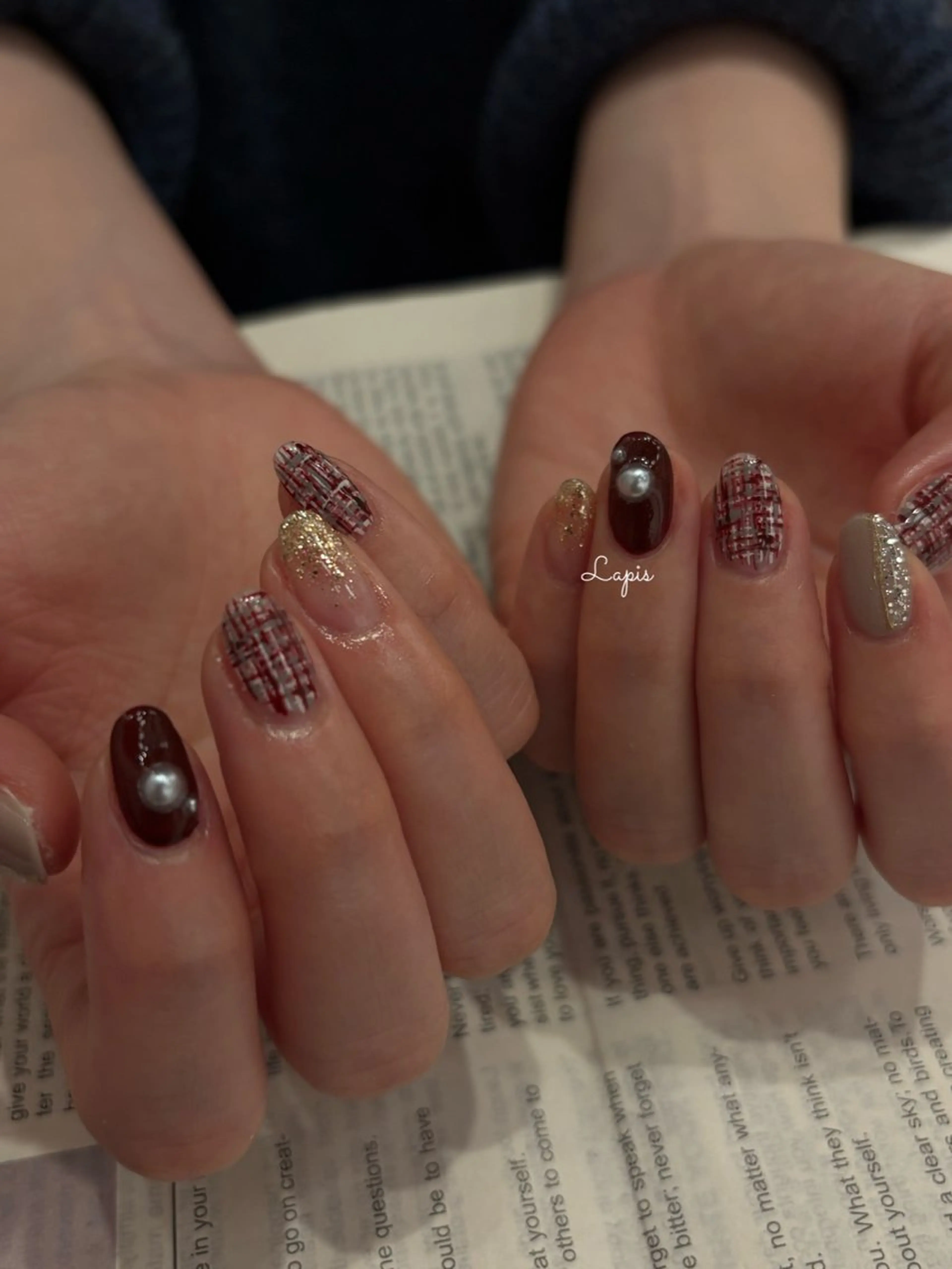 ネイル ハンドネイル Lapis *のネイルデザイン